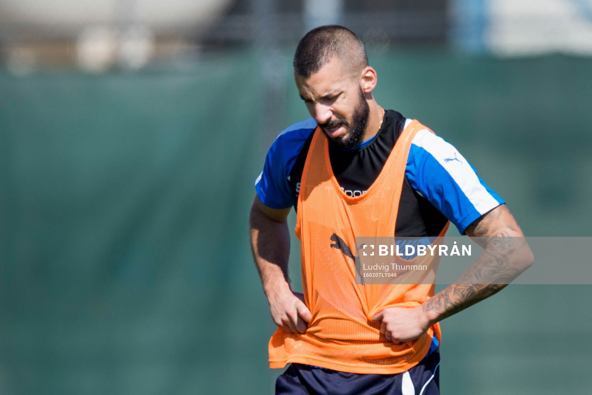 Malmö FFs Guillermo Molins deppar