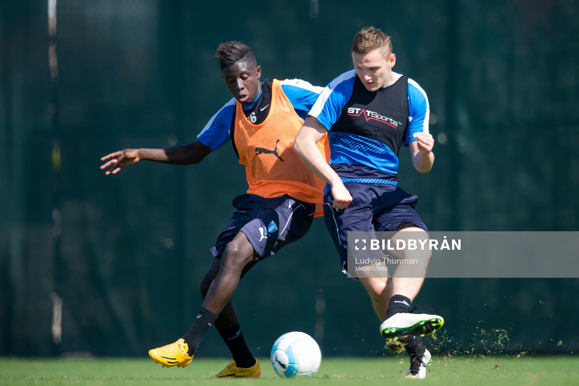 Malmö FFs Pa Konate och Piotr Johansson