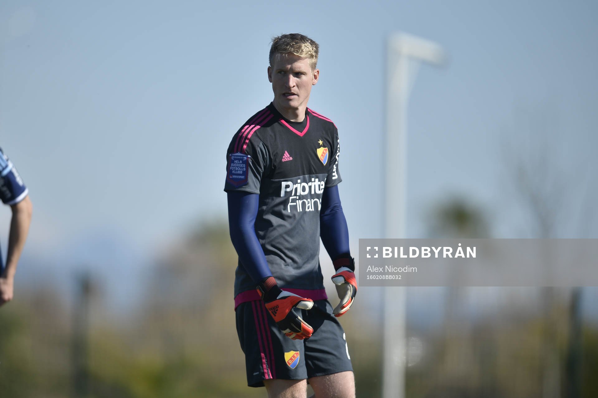 Djurgårdens målvakt Hampus Nilsson