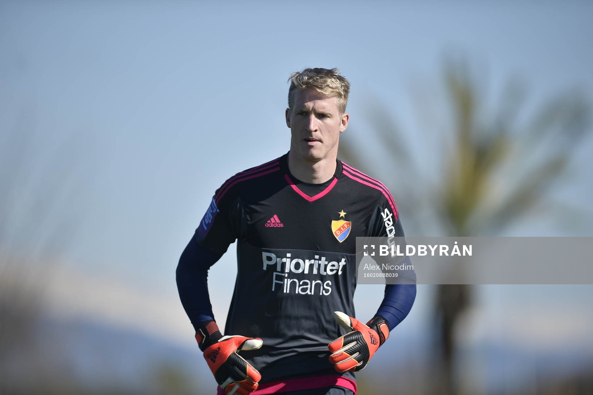Djurgårdens målvakt Hampus Nilsson
