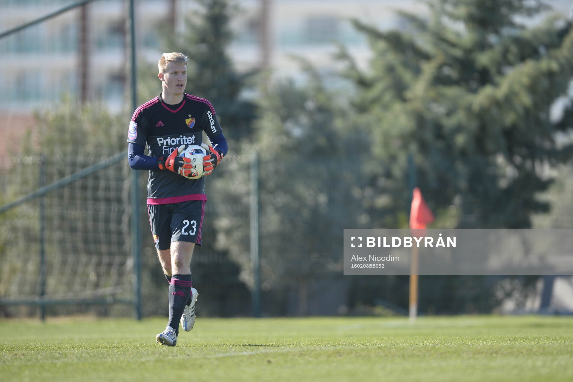 Djurgårdens målvakt Hampus Nilsson