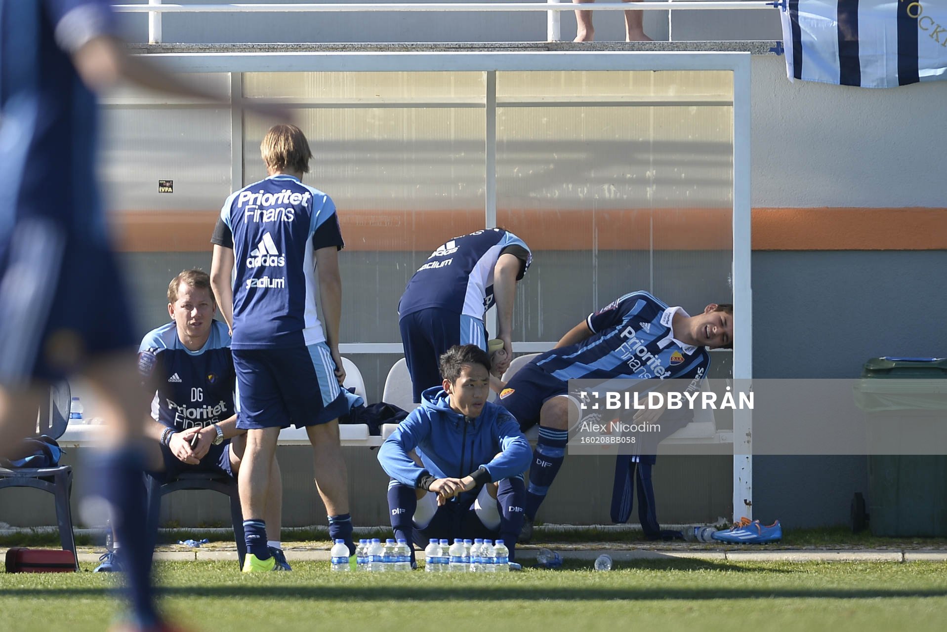 Djurgårdens Besard Sabovic blev skadad