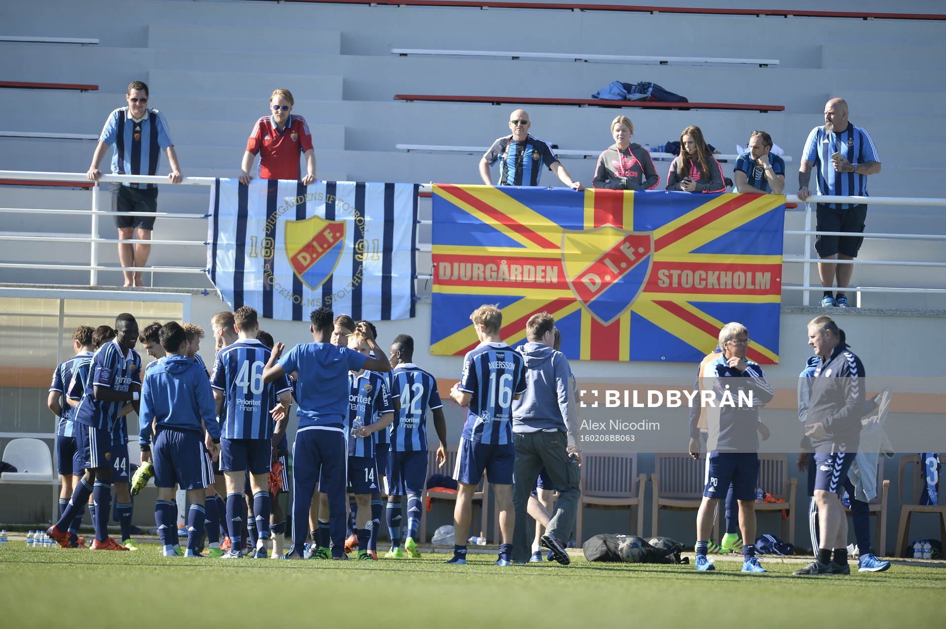 Djurgårdens lag i en paus