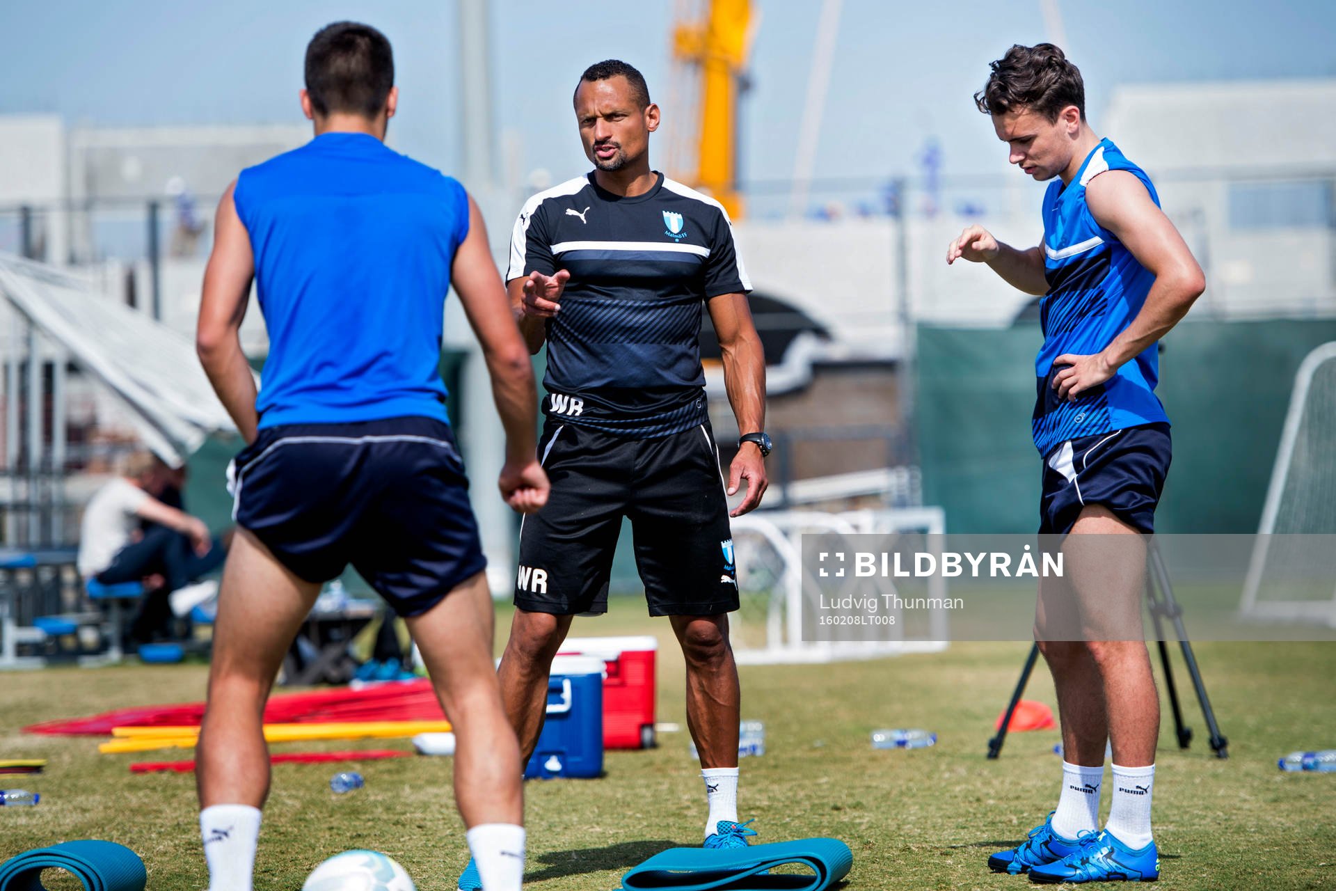 Malmö FFs Vladimir Rodic och Andreas Vindheim kör rehab