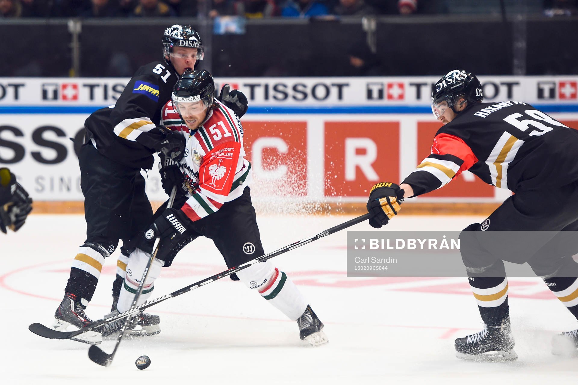 Frölundas Mats Rosseli Olsen och Kärpäts Miro Aaltonen