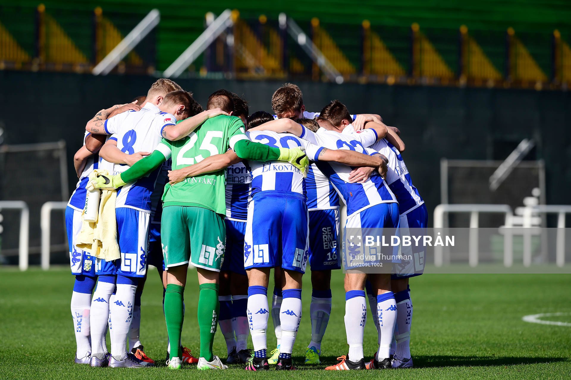 IFK Göteborgs spelare samlas