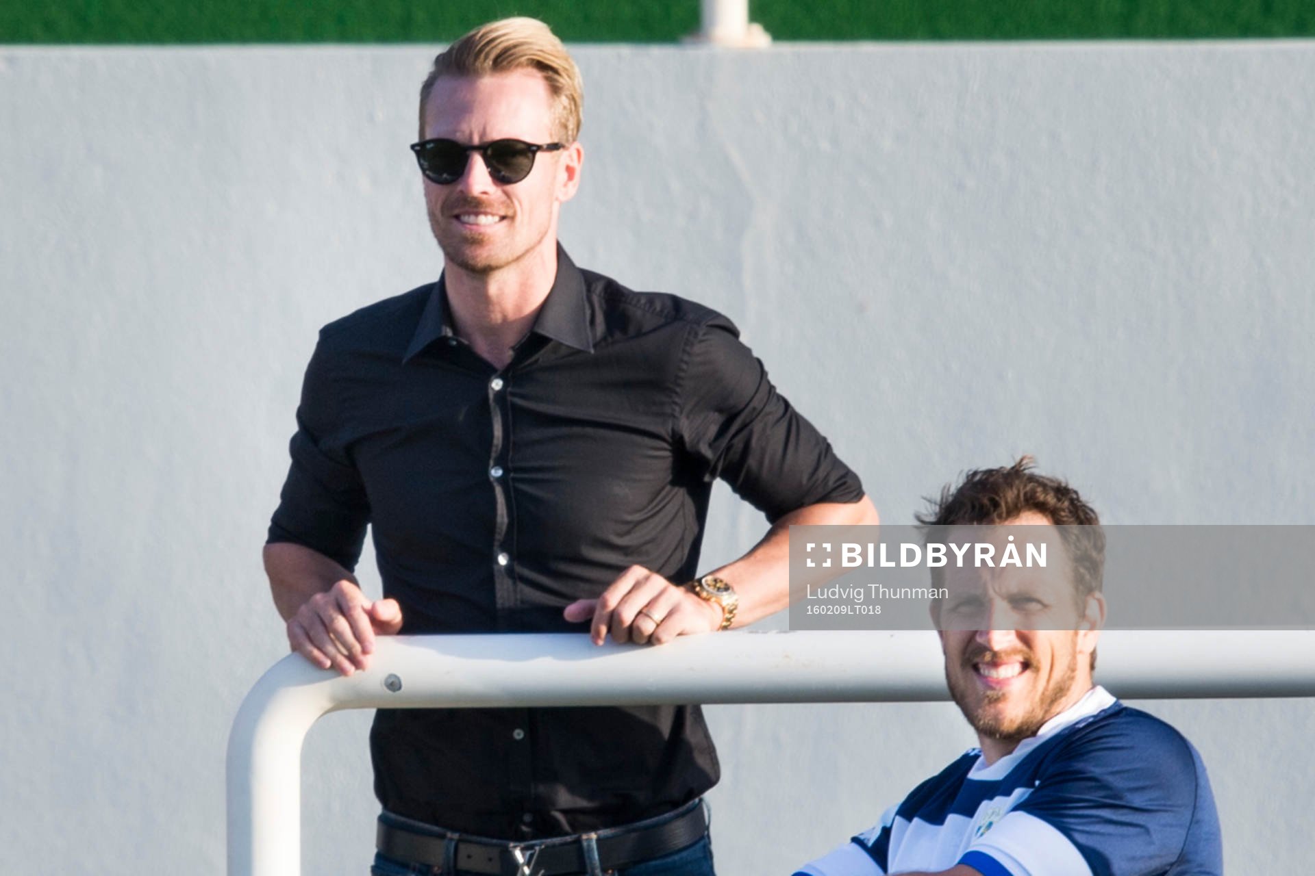 Christian Chippen Wilhelmsson och Tobias Hysén i samtal