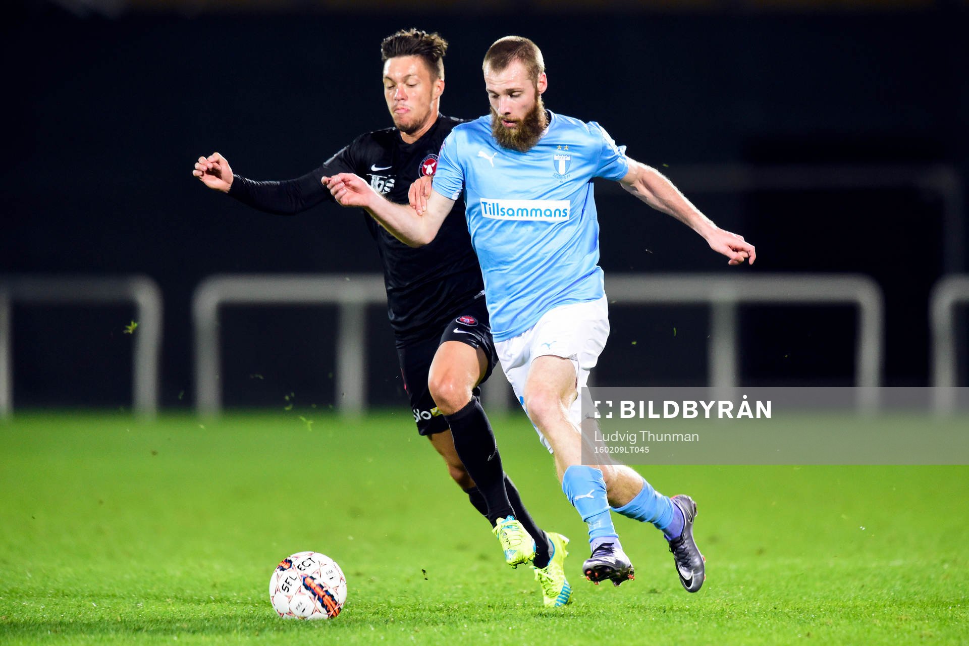 Midtjyllands Václav Kadlec och Malmö FFs Jo Inge Berget