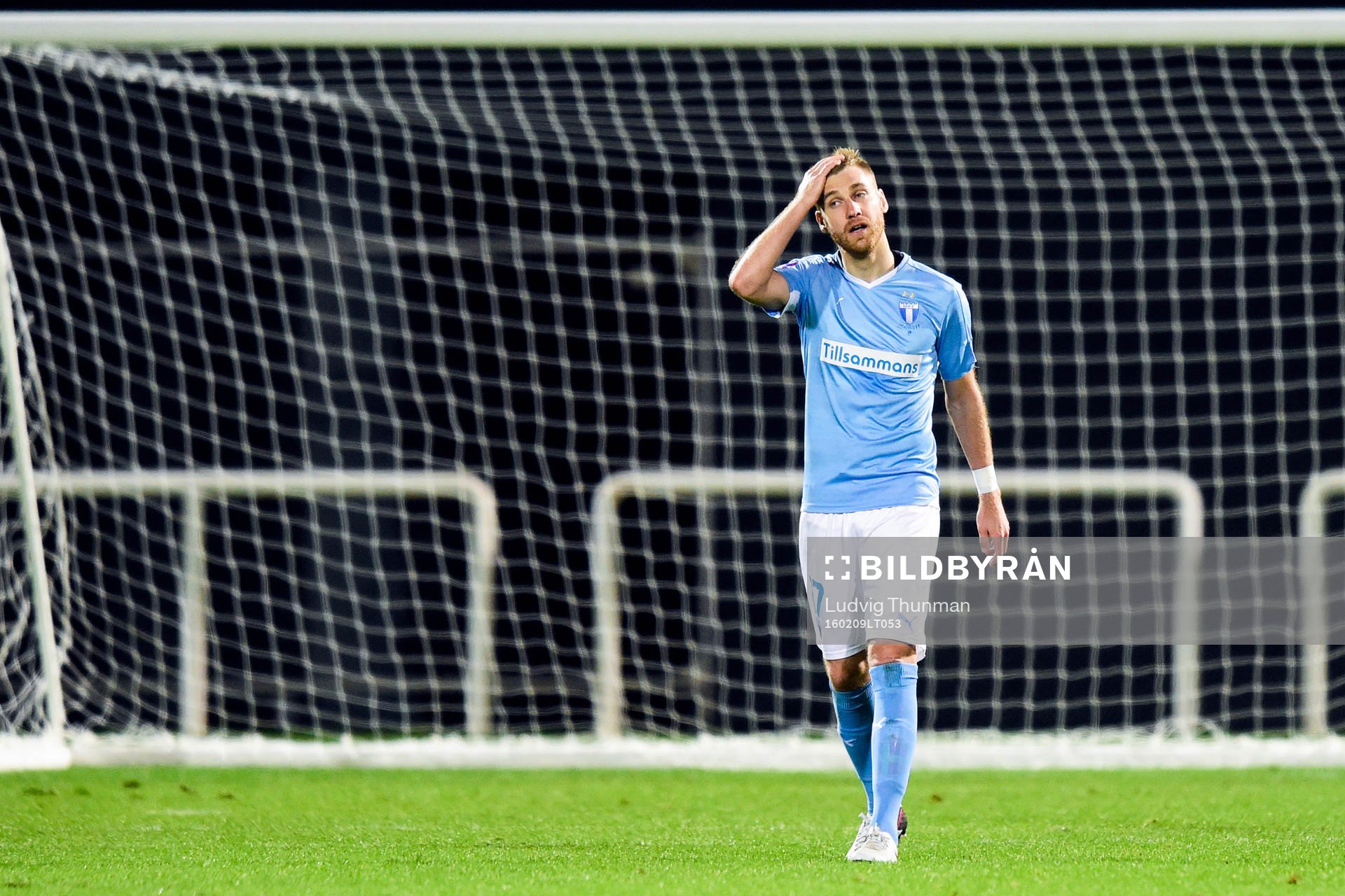 Malmö FFs Rasmus Bengtsson deppar