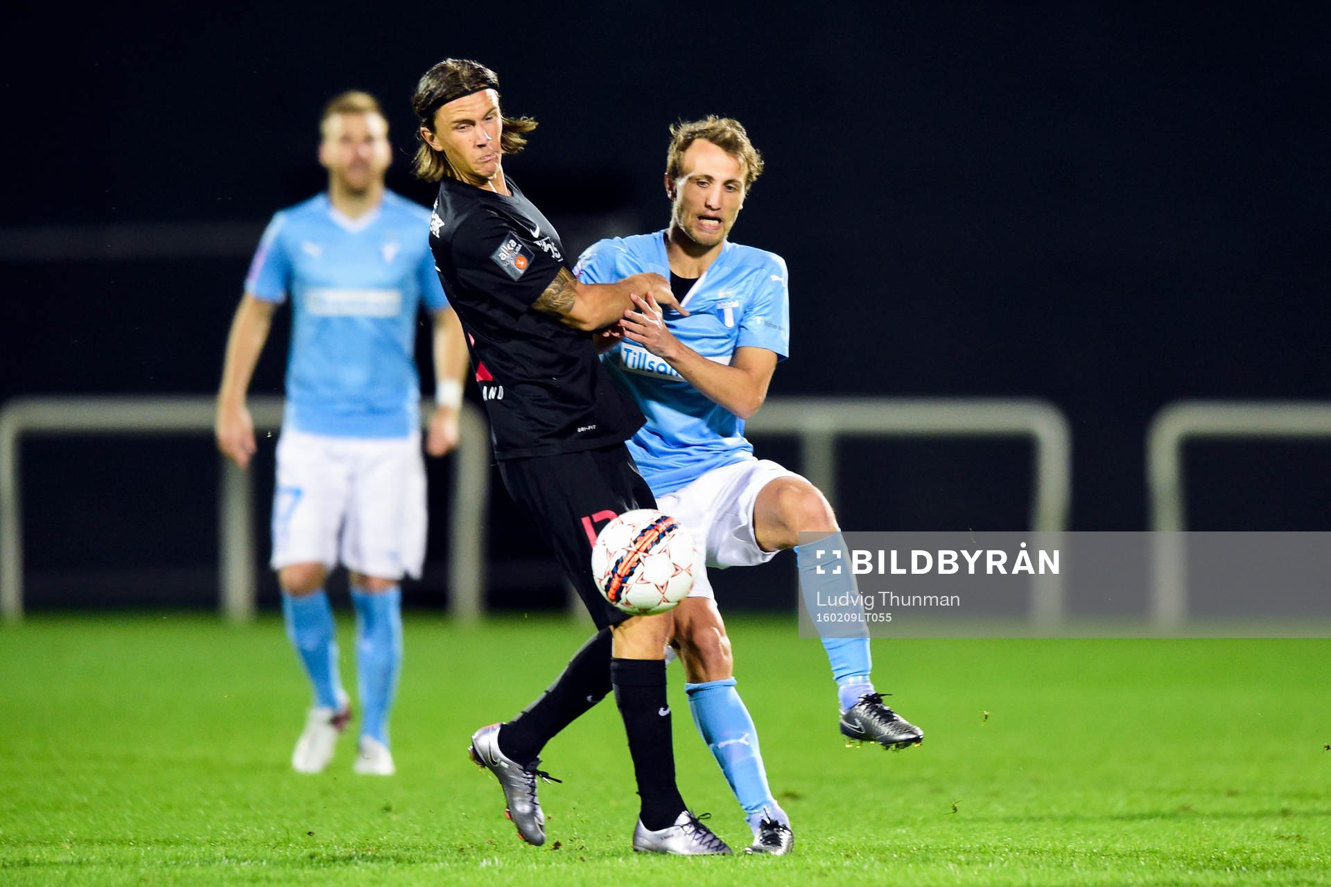 Midtjyllands Kristoffer Olsson och Malmö FFs Magnus Wolff