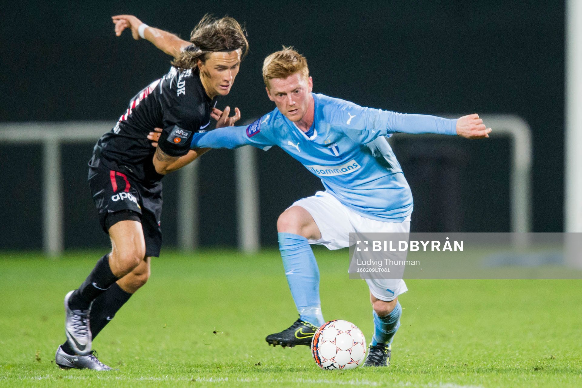 Midtjyllands Kristoffer Olsson och Malmö FFs Anders
