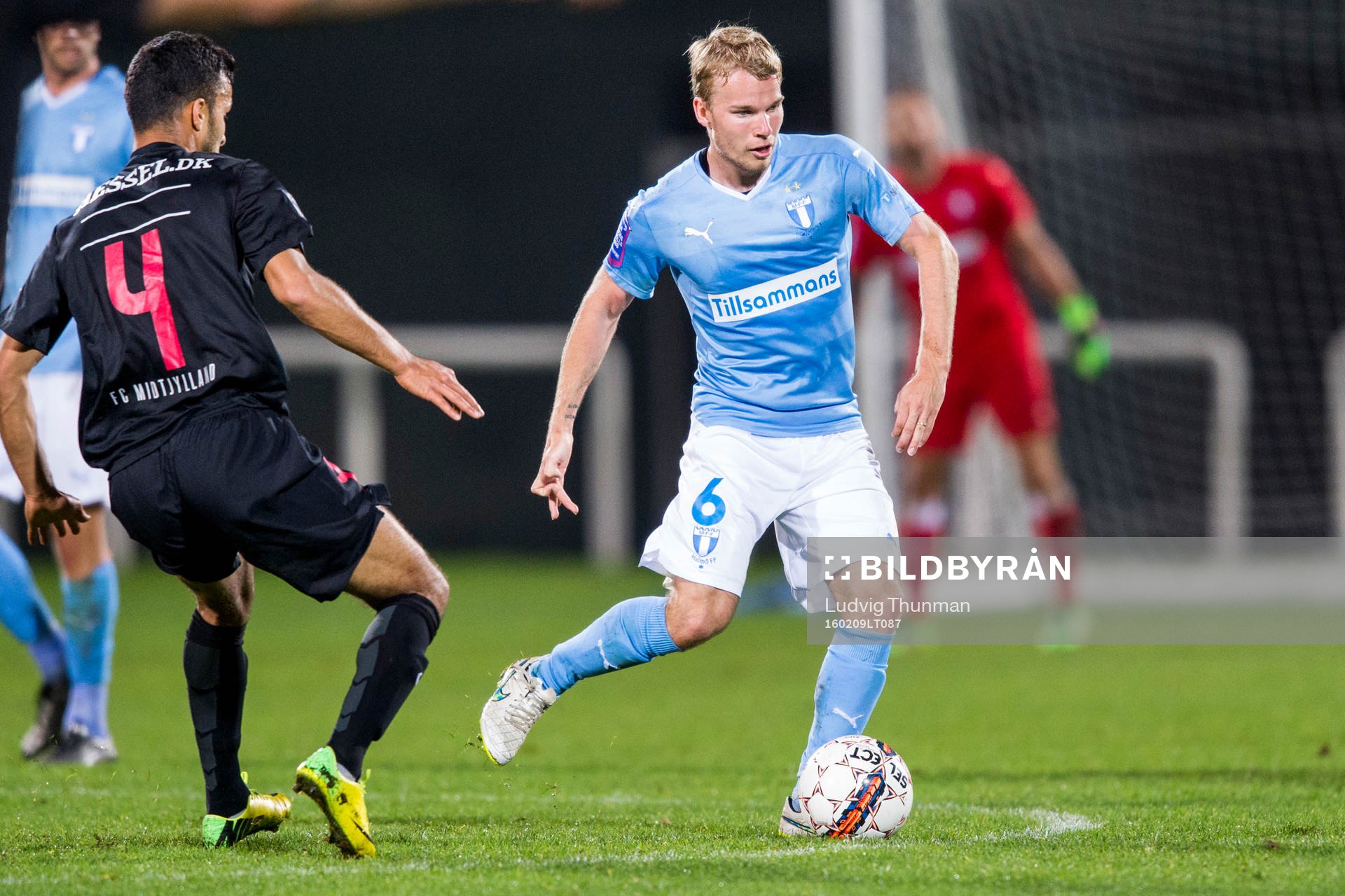 Midtjyllands Harmeet Sing och Malmö FFs Oscar Lewicki