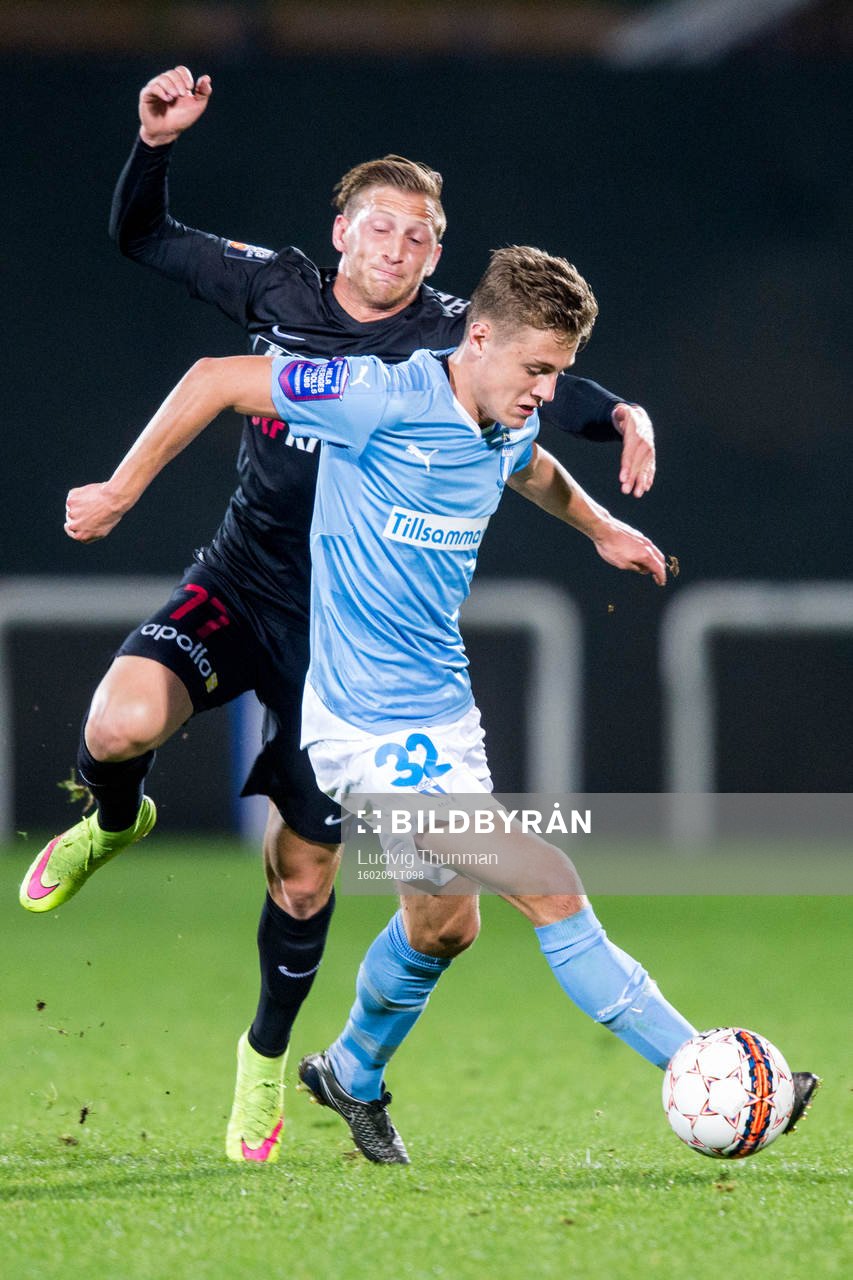 Midtjyllands Daniel Royer och Malmö FFs Mattias Svanberg