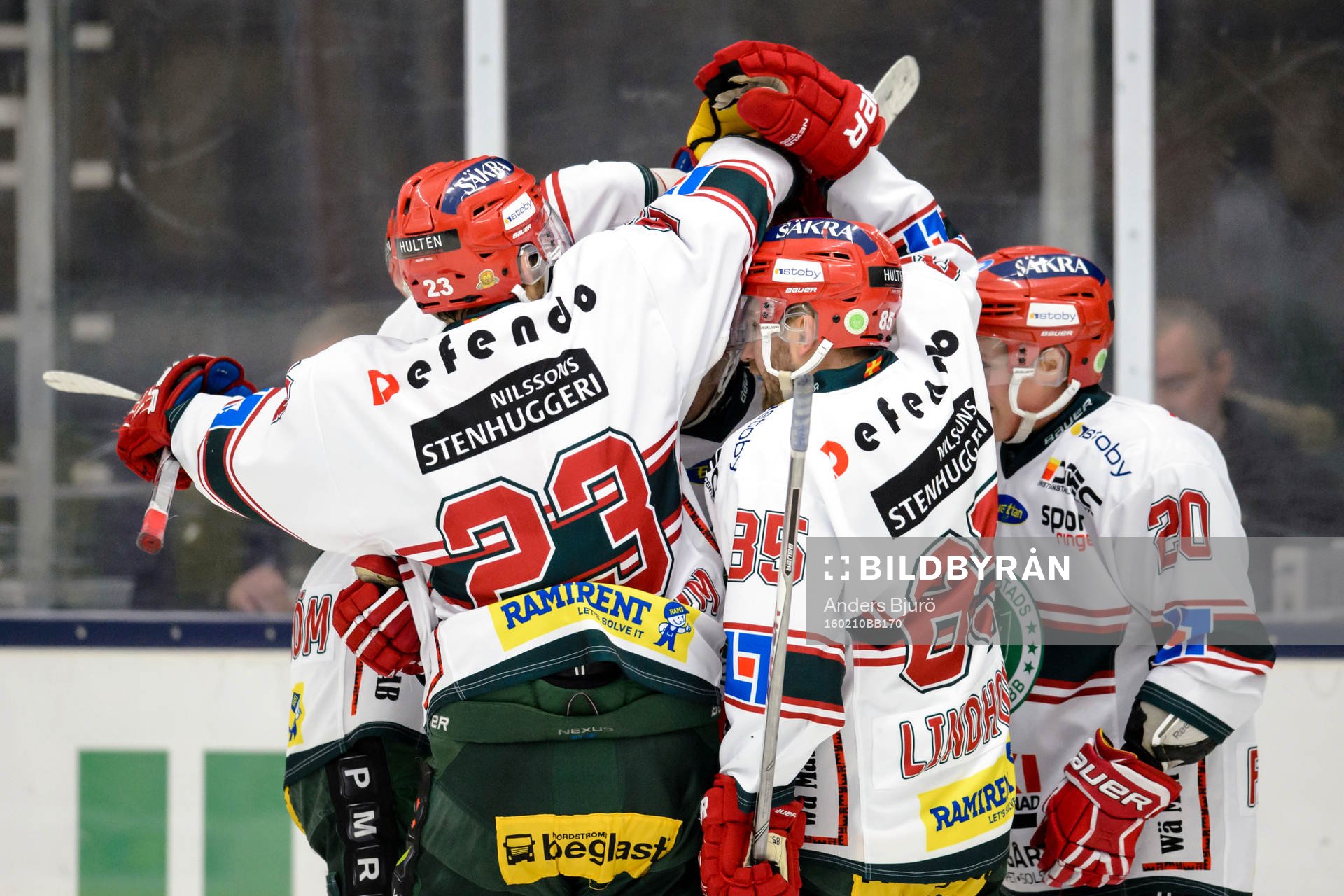 Kristianstad spelare jublar