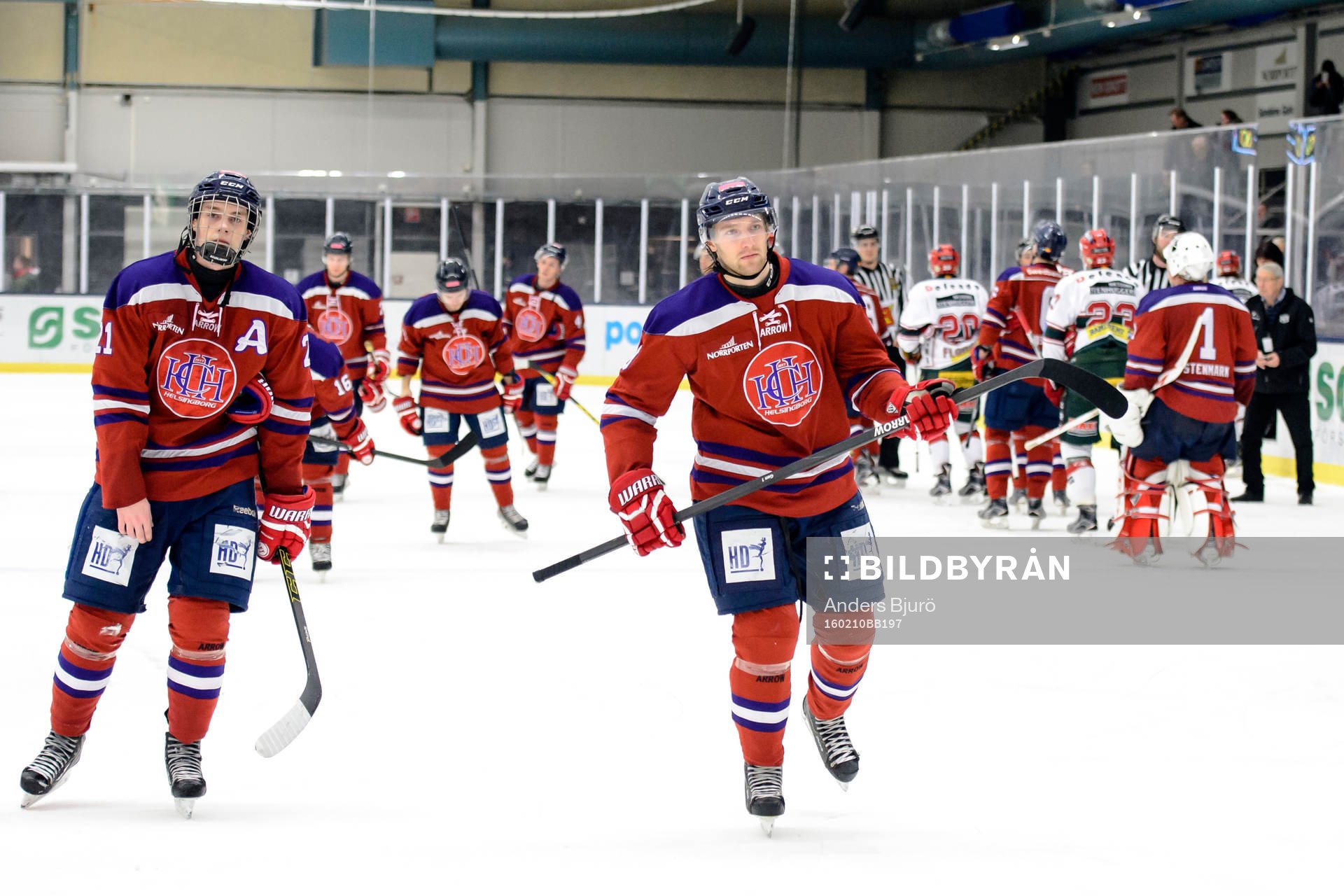 Helsingborgs Andreas Wingren och Nils Granberg deppar