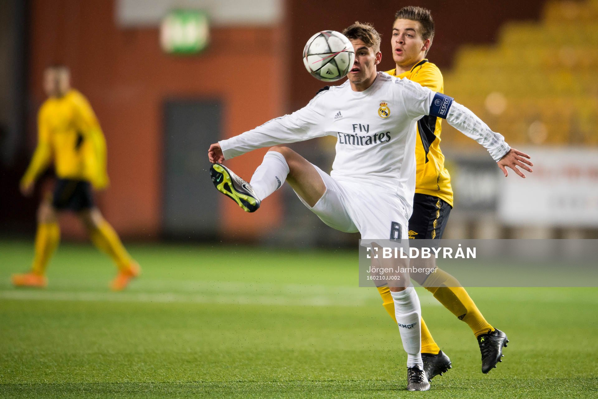 Real Madrids Aleix Febas och Elfsborgs Oscar Iglicar