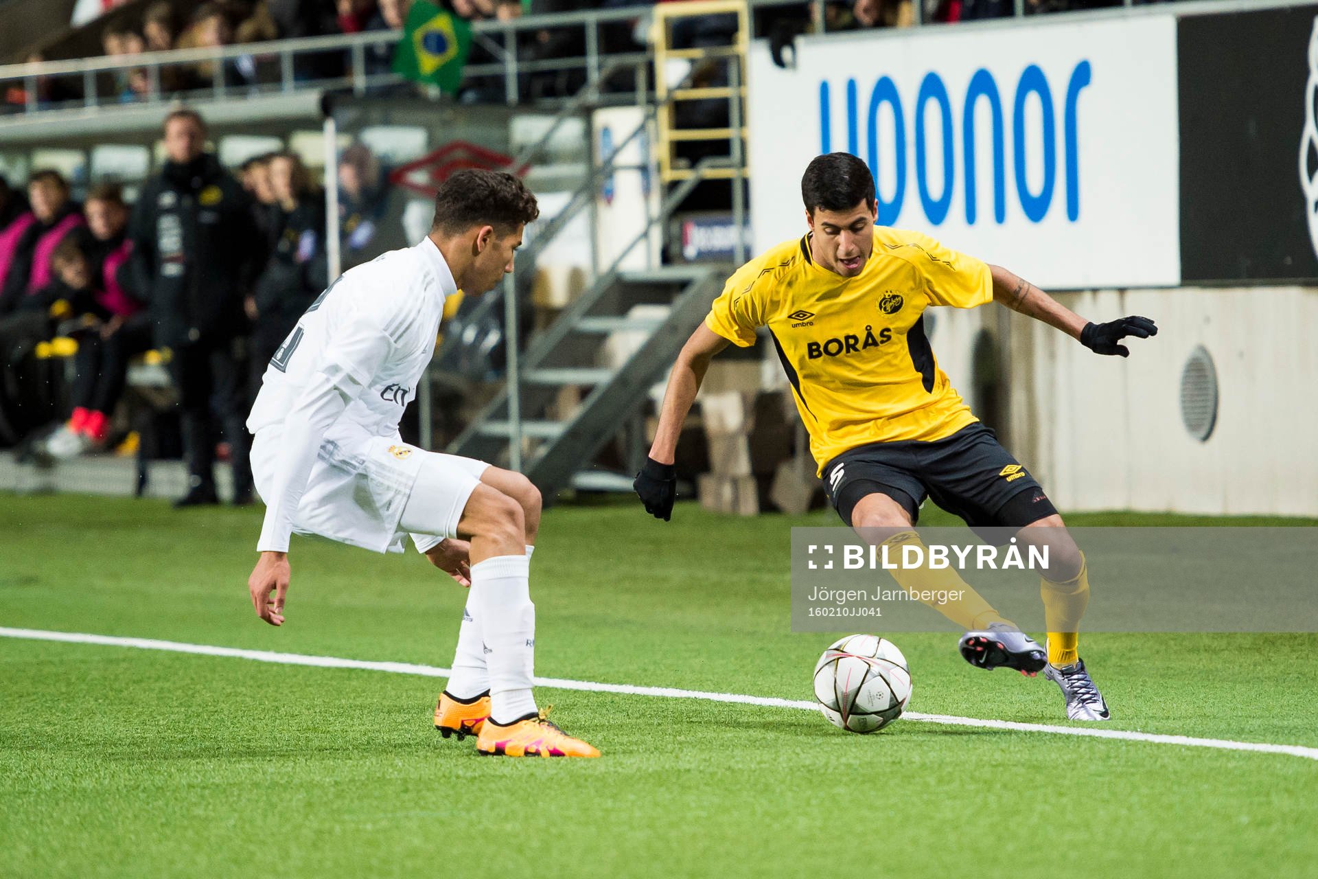 Elfsborgs Rami Kaib och Real Madrids Oscar Nar