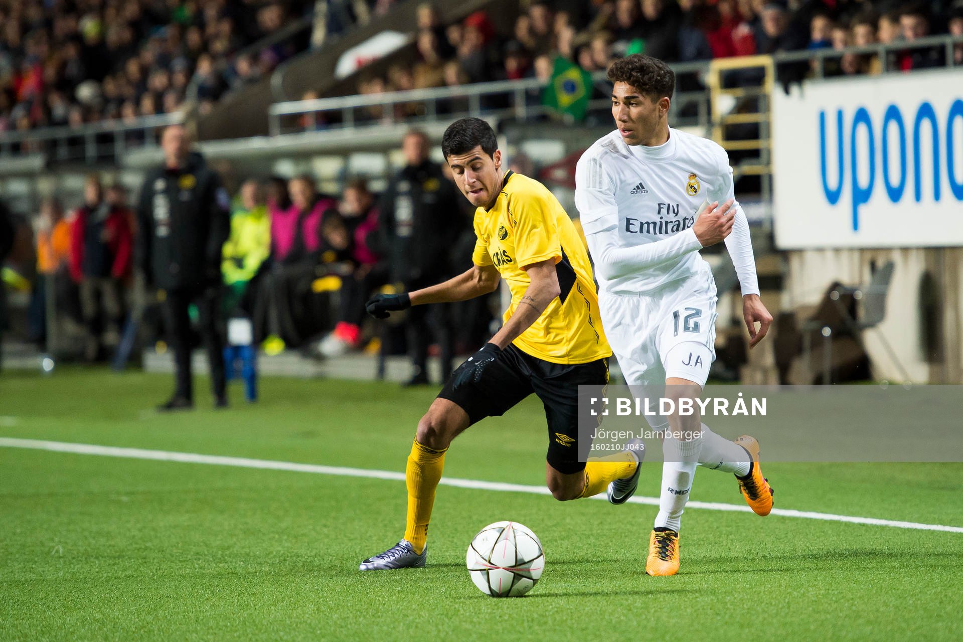 Elfsborgs Rami Kaib och Real Madrids Oscar Nar