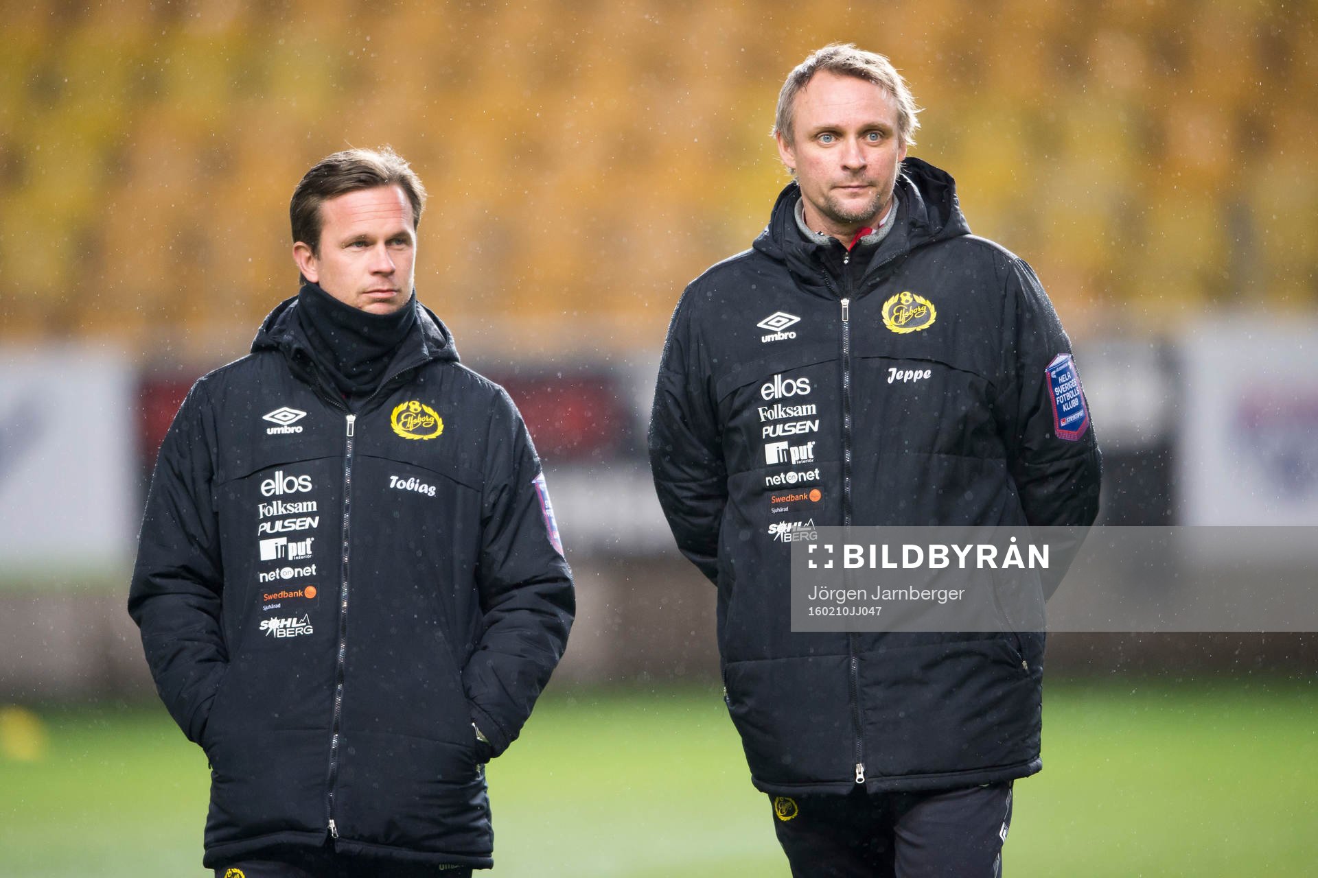 Elfsborgs tränare Tobias Linderoth och tränare Jesper