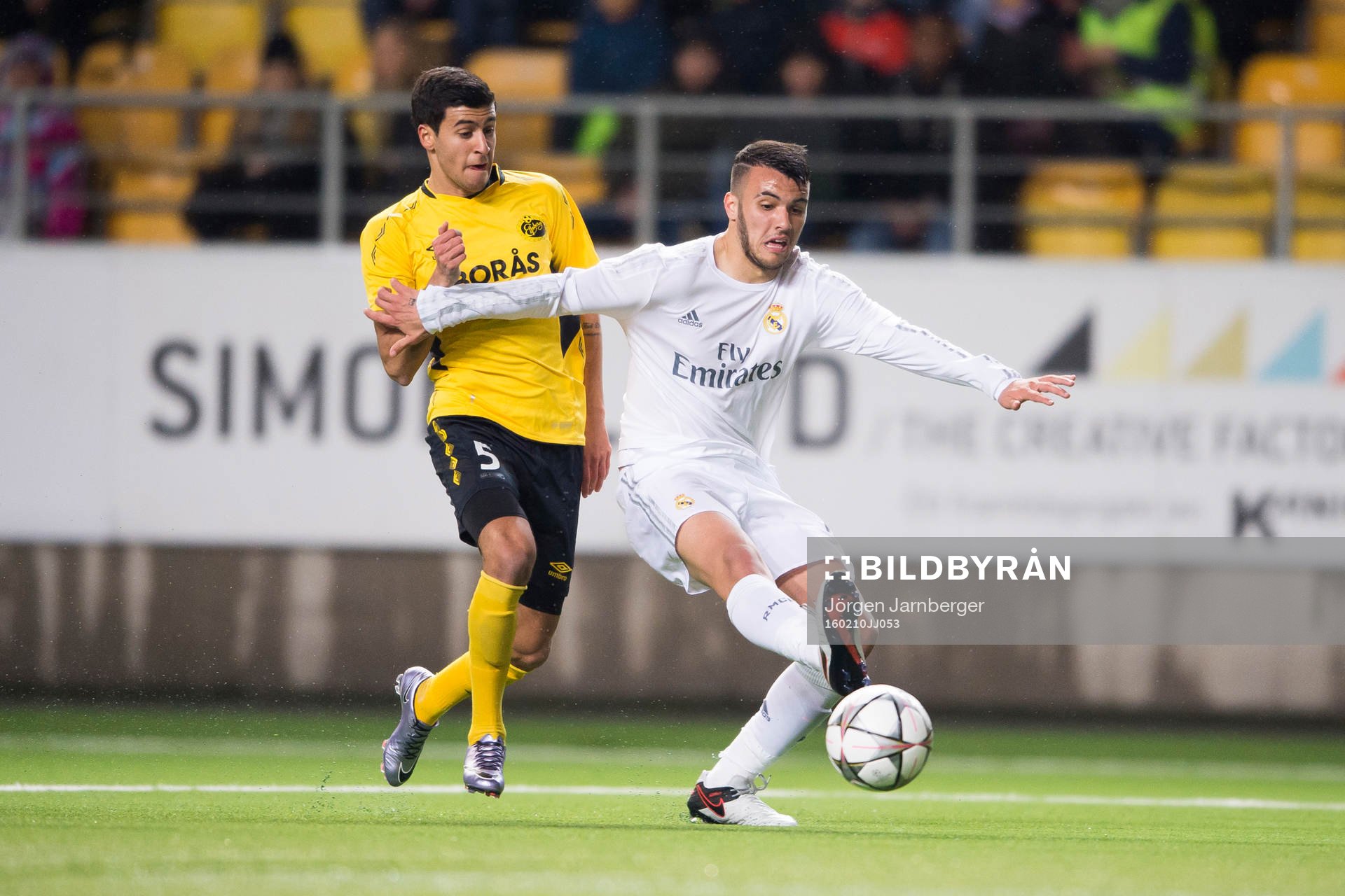 Real Madrids Alex Martín och Elfsborgs Rami Kaib