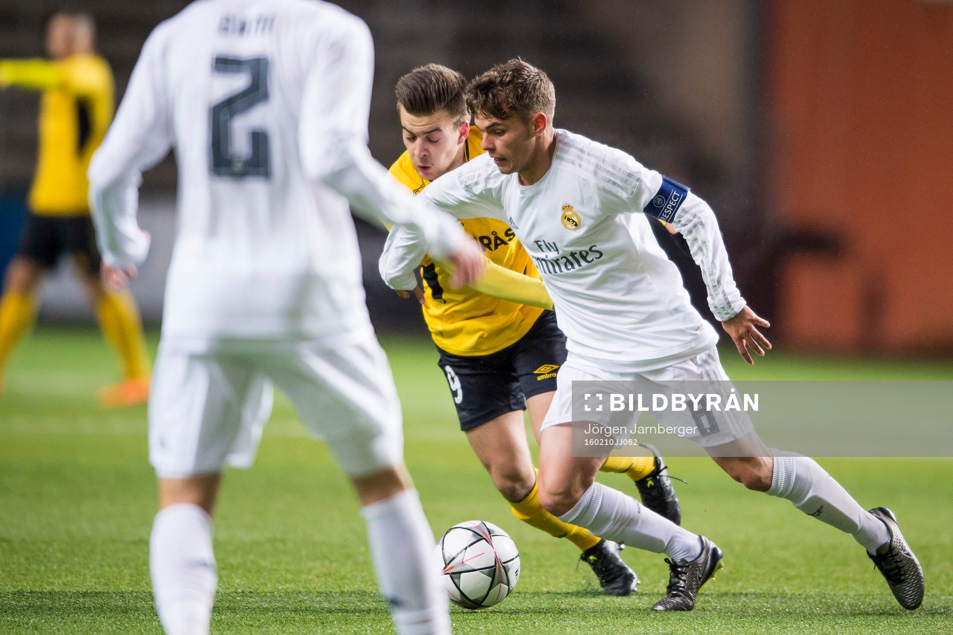 Real Madrids Aleix Febas och Elfsborgs Oscar Iglicar