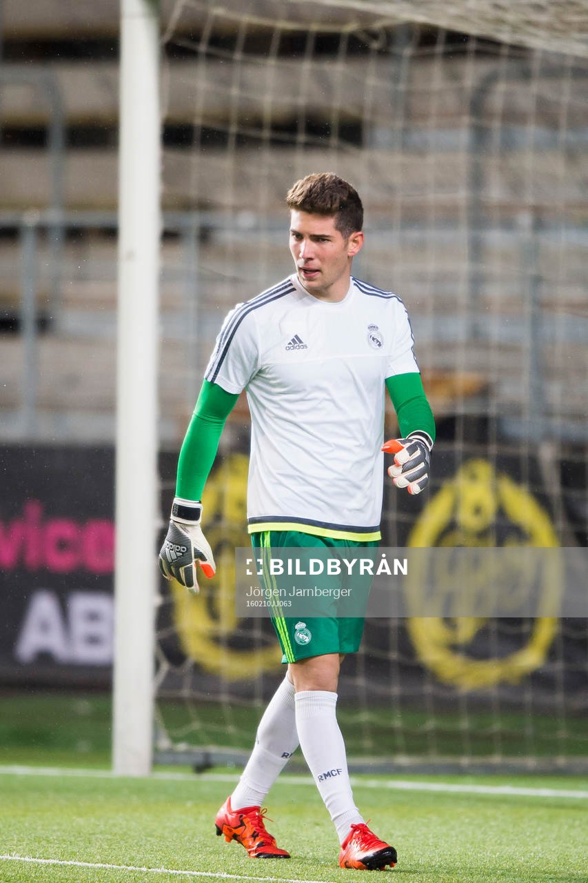 Real Madrids målvakt Luca Zidane