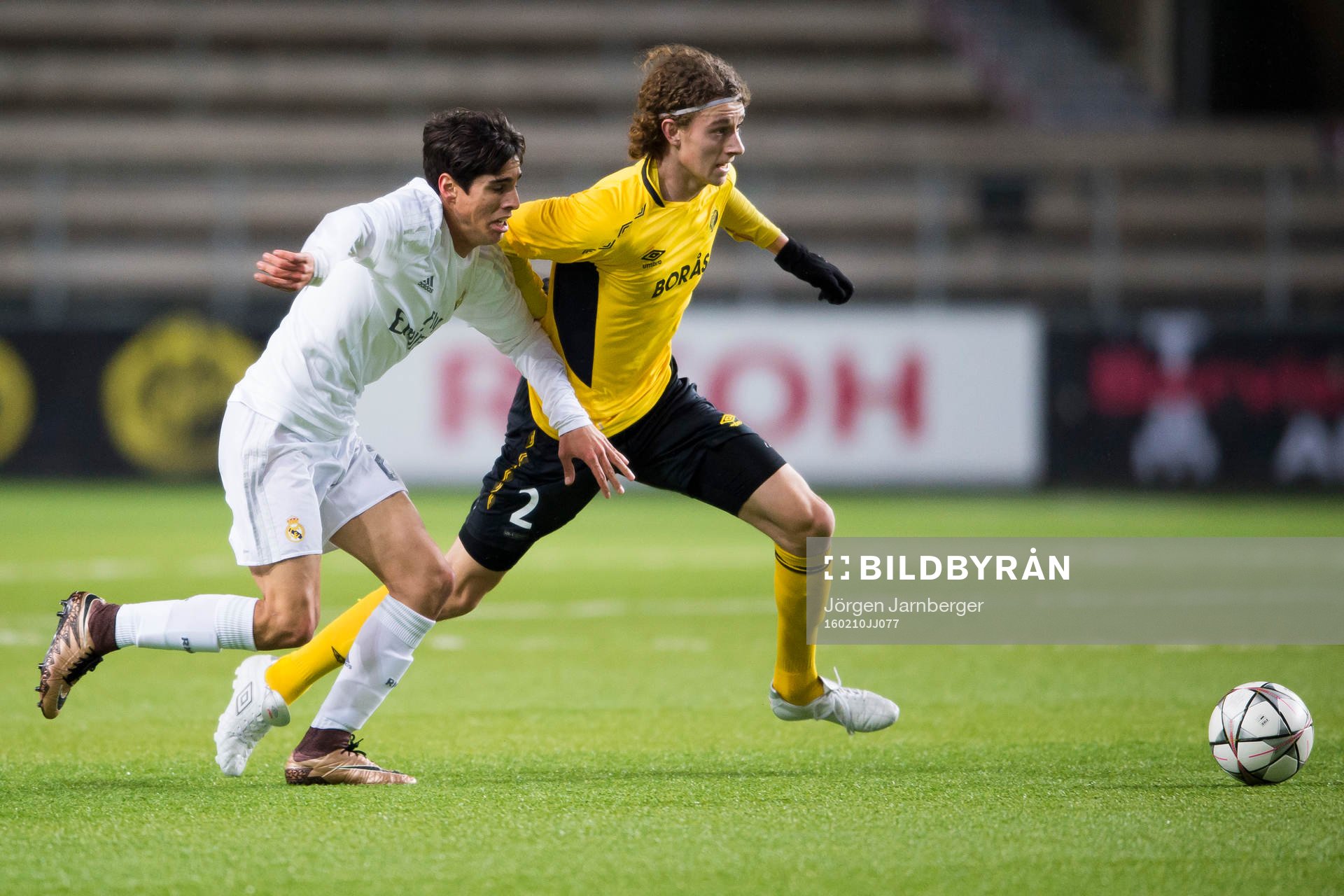 Elfsborgs Christopher Mc Vey och Real Madrids Mario
