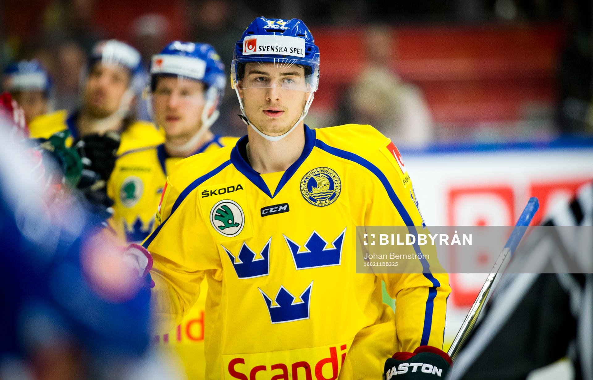 Sveriges Johan Sundström jublar