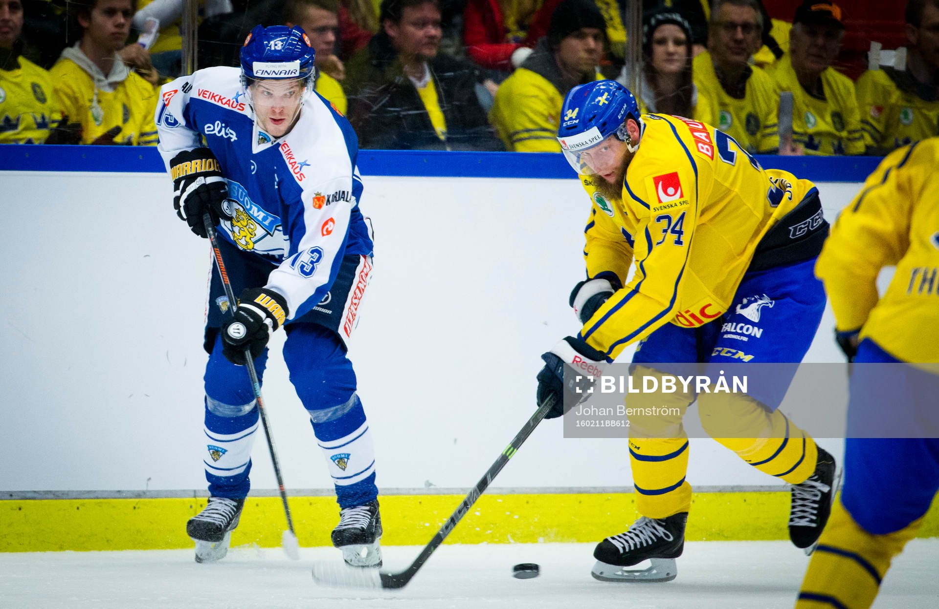 Finlands Mika Niemi och Sveriges Jonas Junland