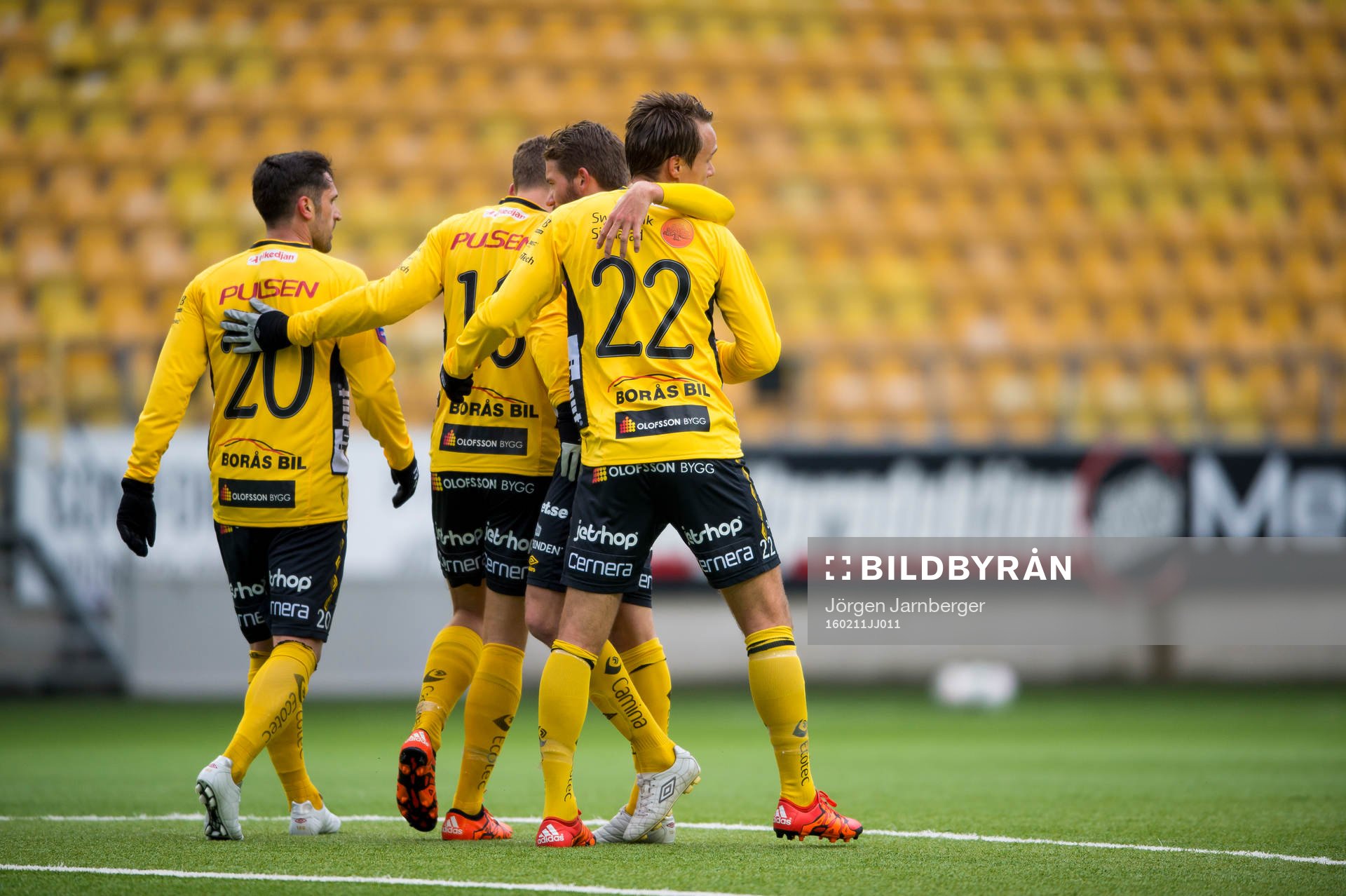Elfsborgs spelare jublar