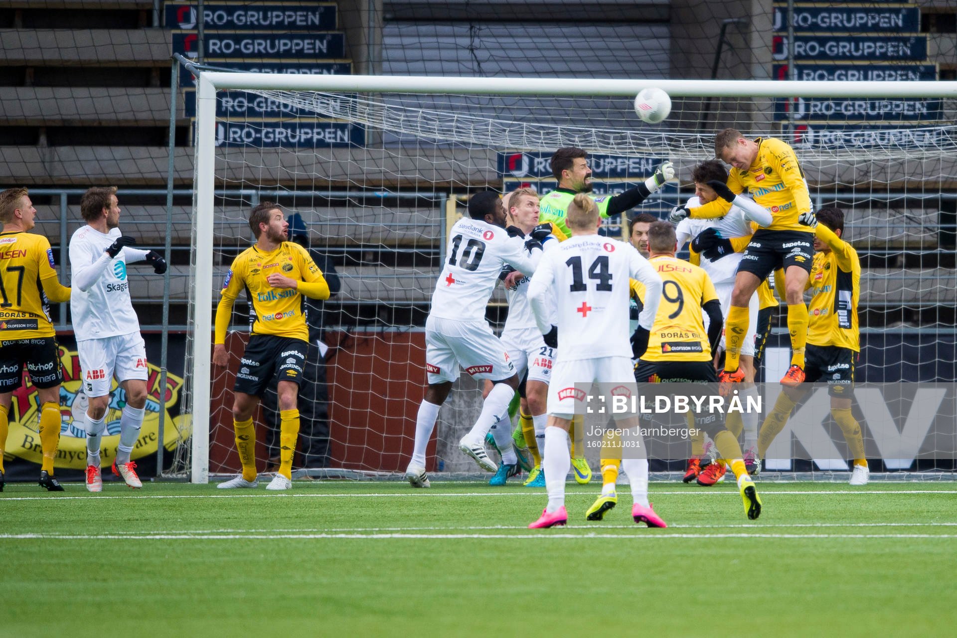 Kamp i Elfsborgs straffområde vid hörna