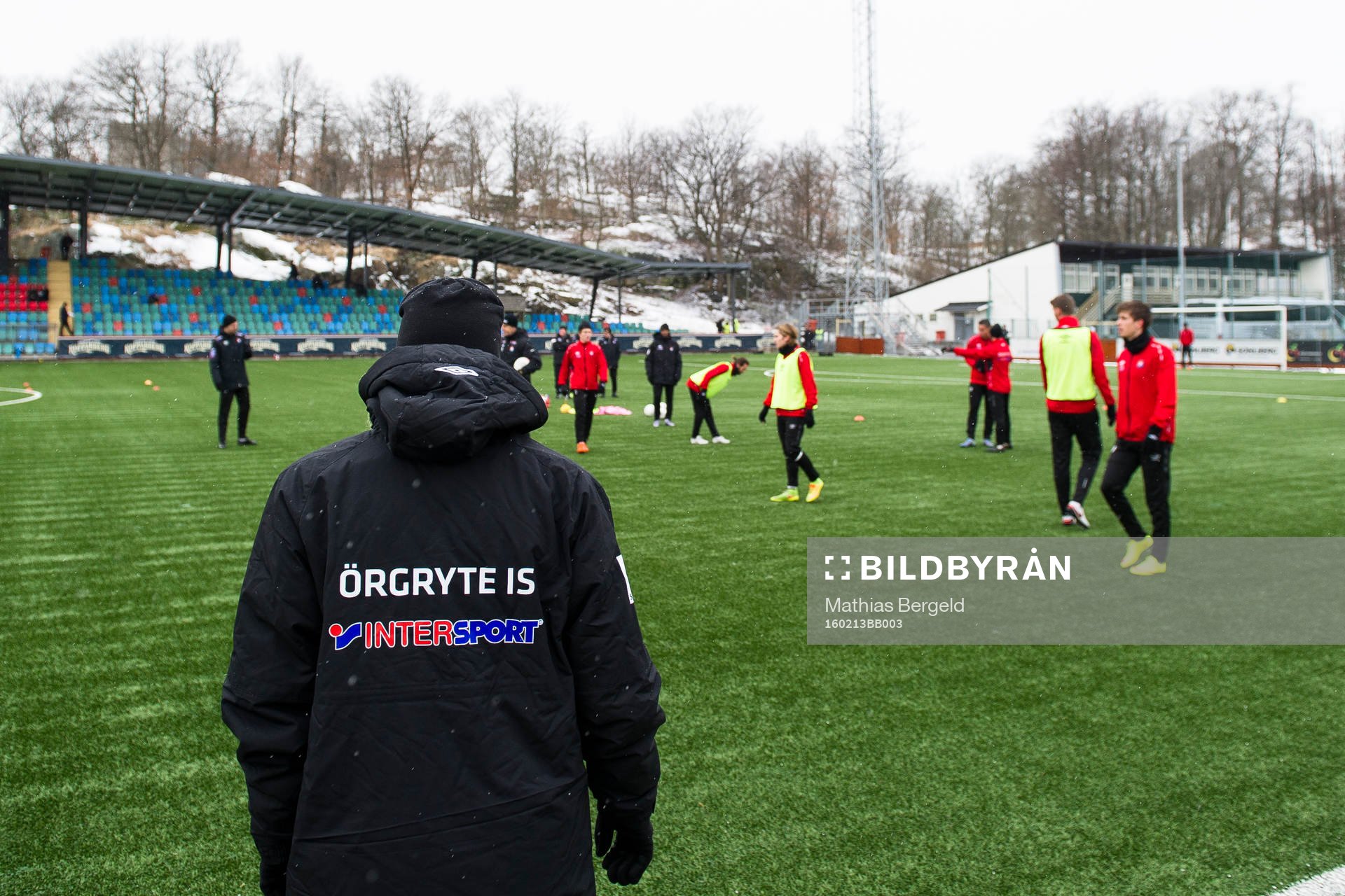 Örgrytespelare värmer upp