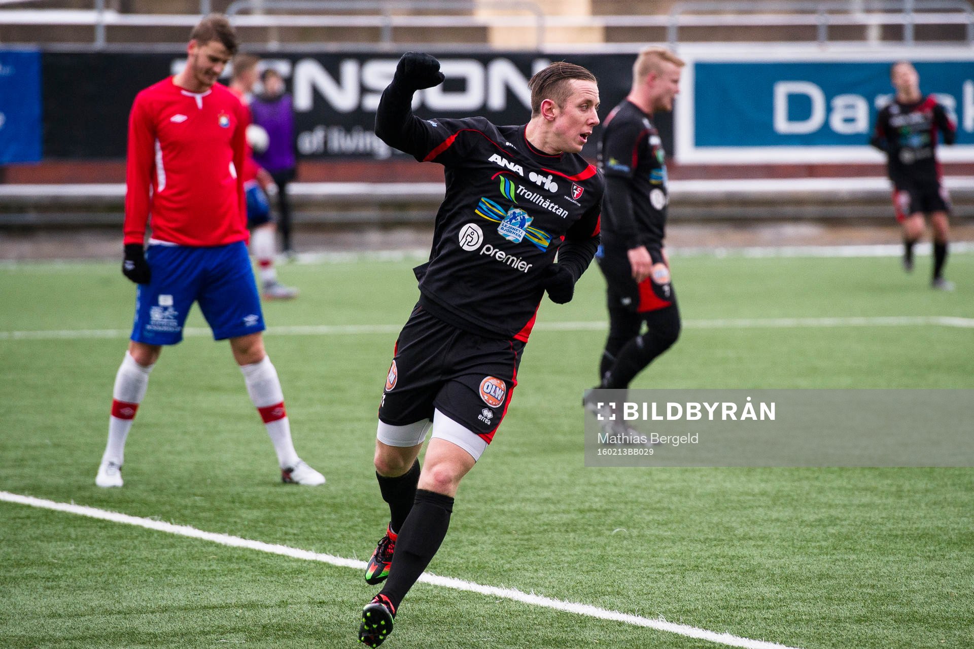 Trollhättans Robert Bagger jublar