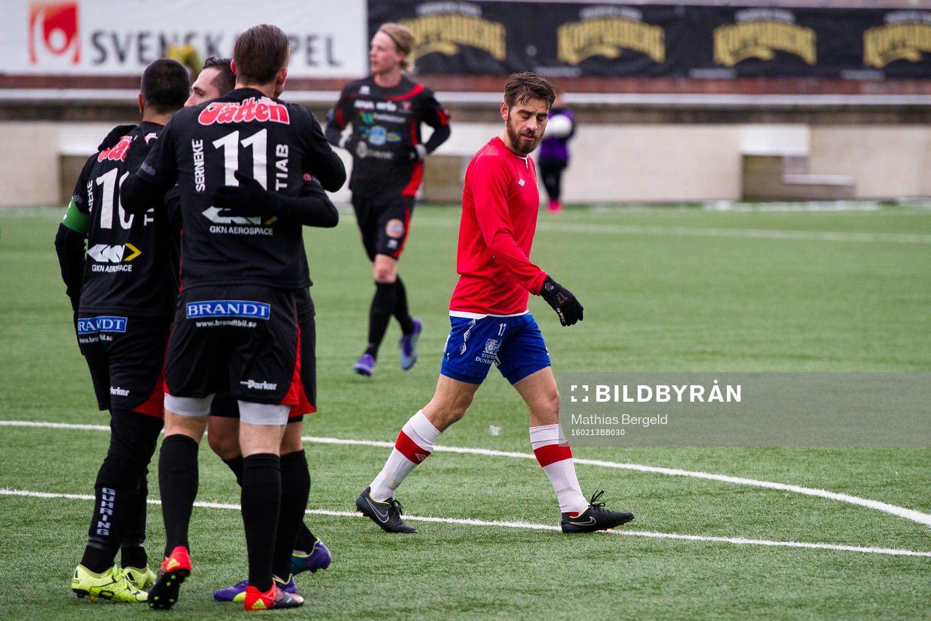 Trollhättans Josef Daoud, Kenan Mehovic  och målskytten