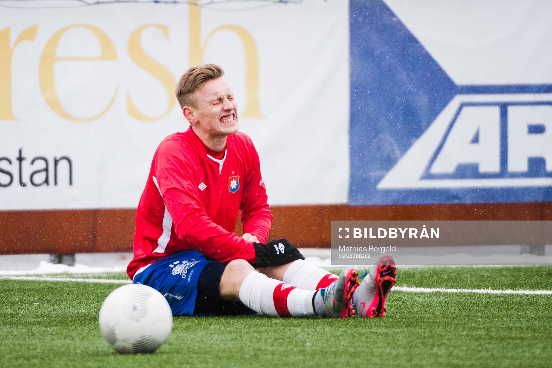 Örgrytes Sebastian Olsson har ont