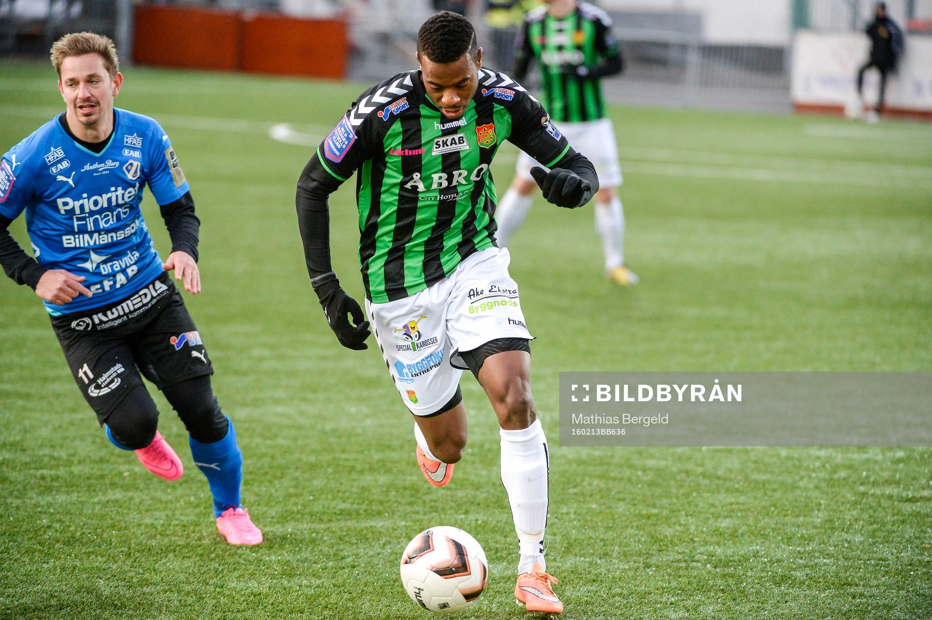Halmstads Fredrik Olsson och GAIS Liam Loyd Davies