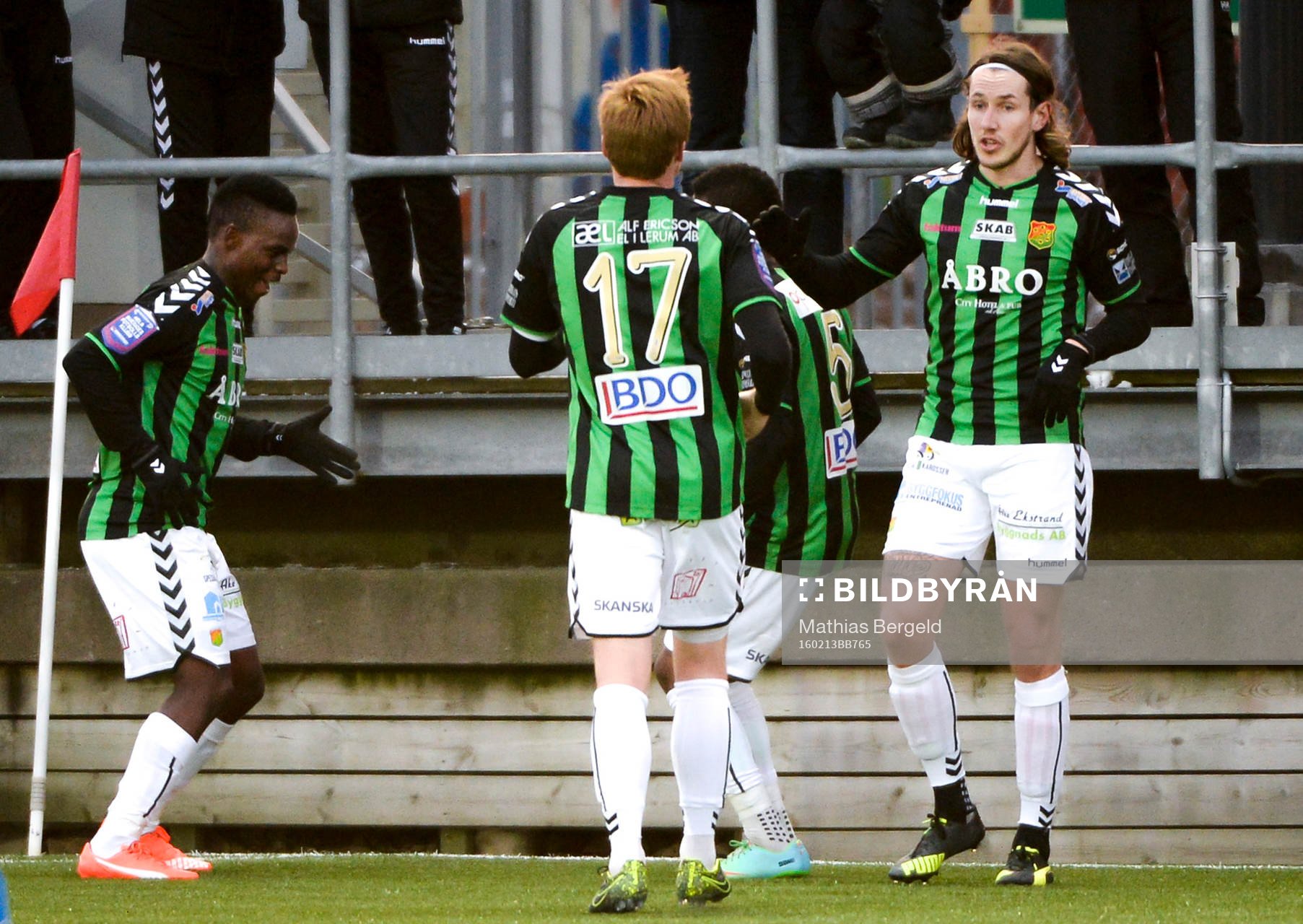 GAIS spelare jublar