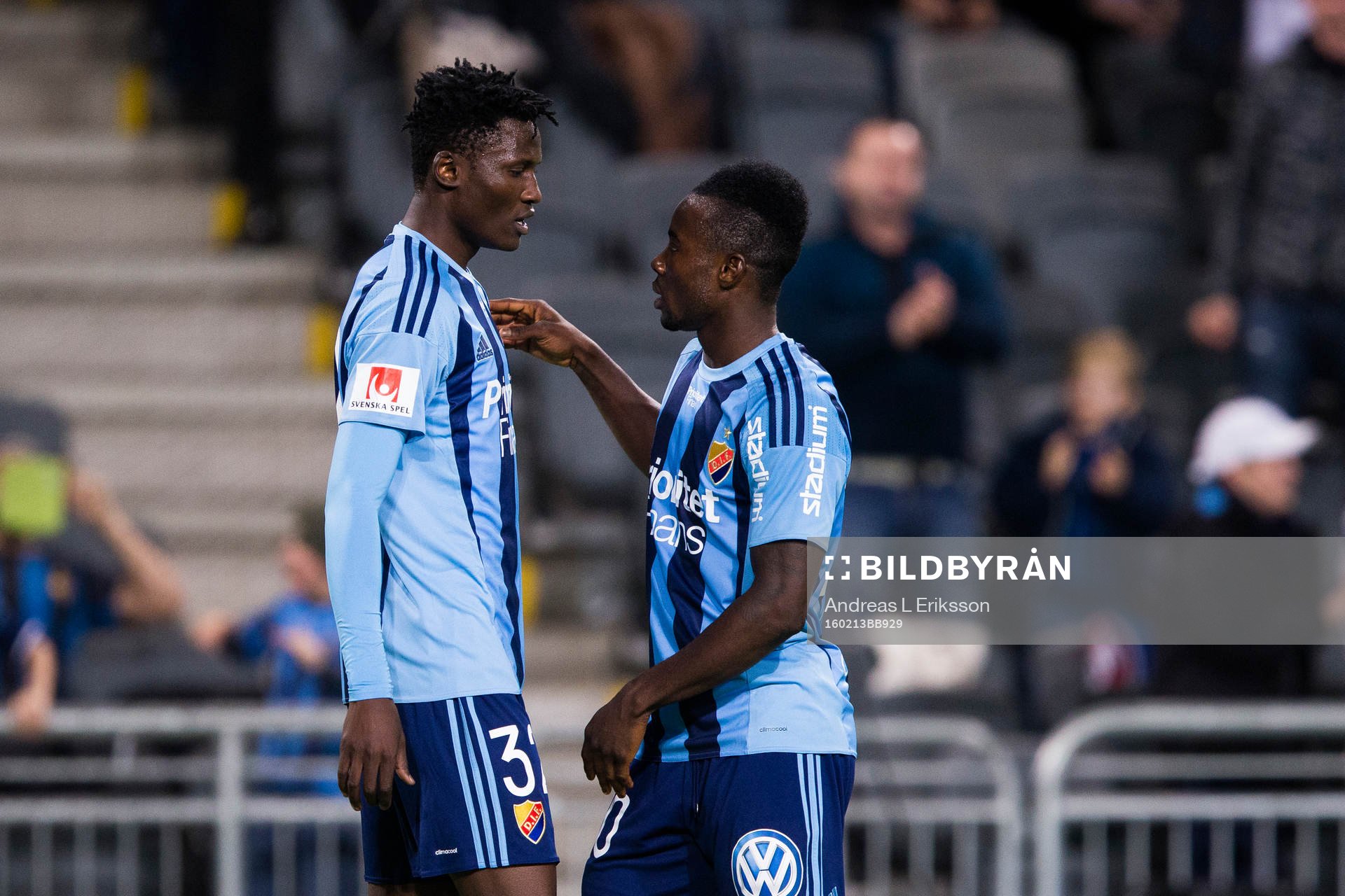 Djurgårdens Michael Olunga jublar
