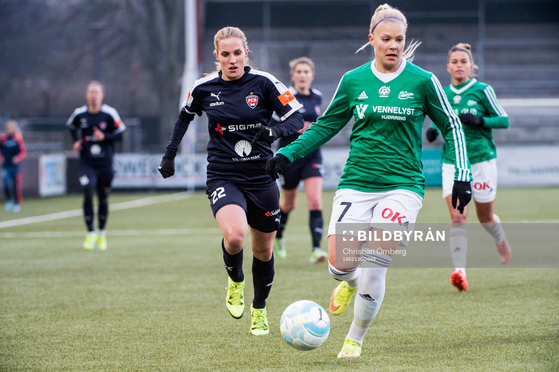 Rosengårds Hanna Persson mot Fortuna Hjørrings Line S.