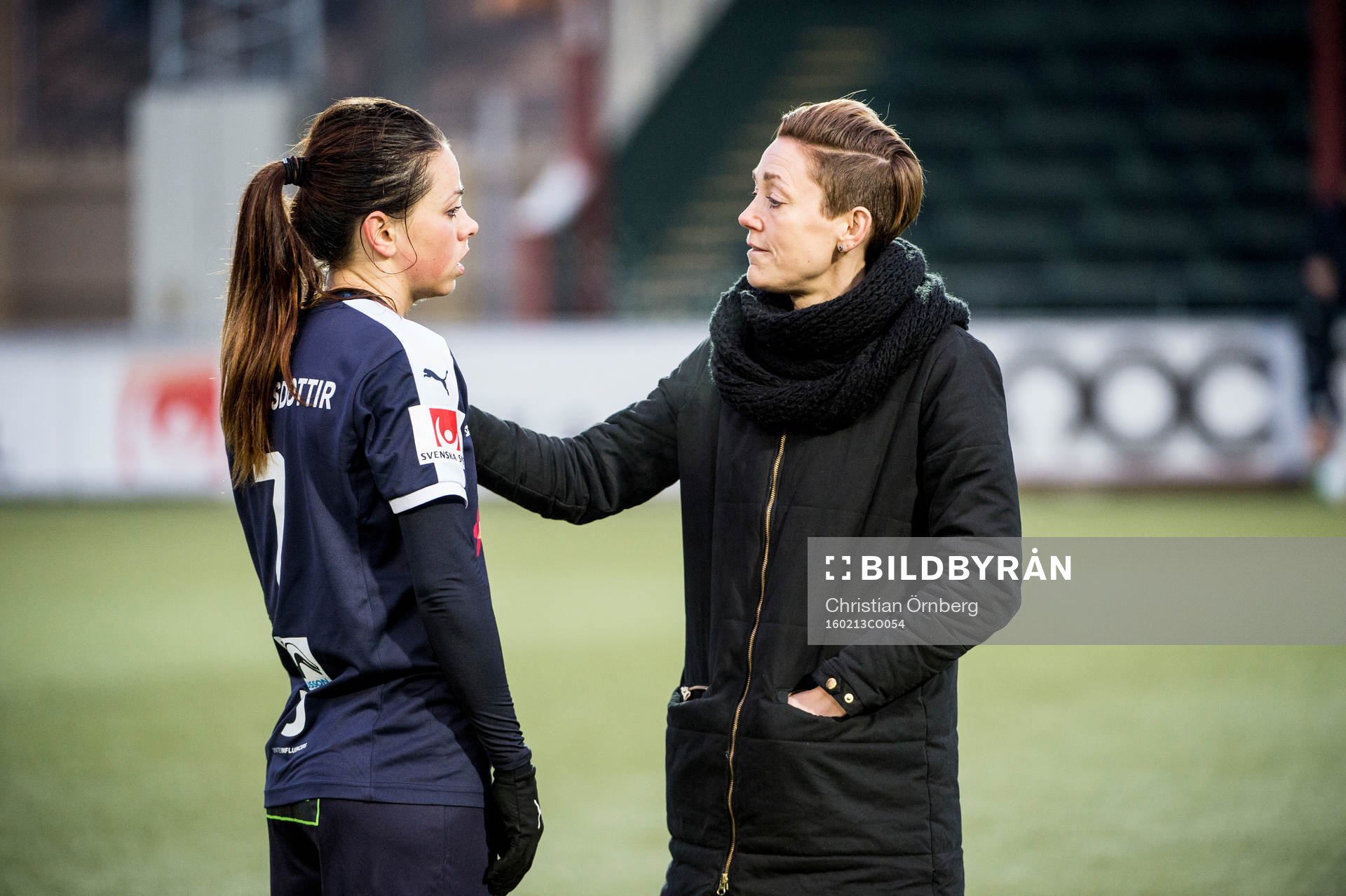 Rosengårds Sara Björk Gunnarsdottir och Therese Sjögran