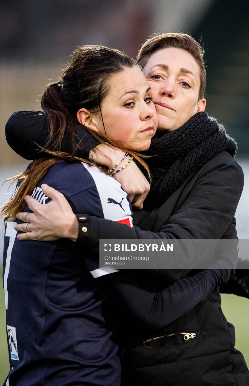 Rosengårds Sara Björk Gunnarsdottir och Therese Sjögran