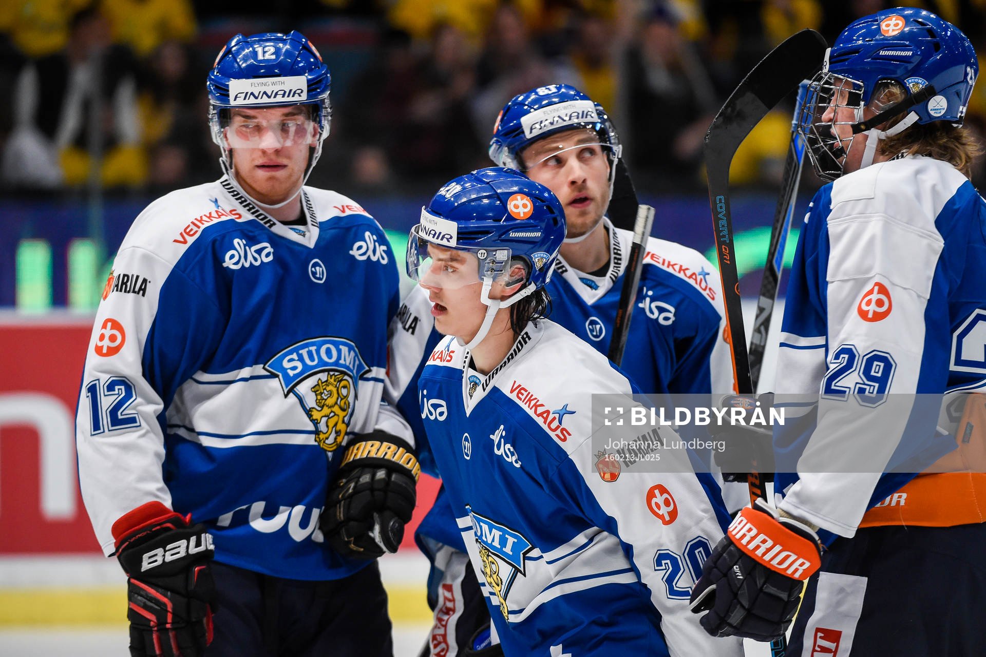 Finlands Sebastian Aho jublar