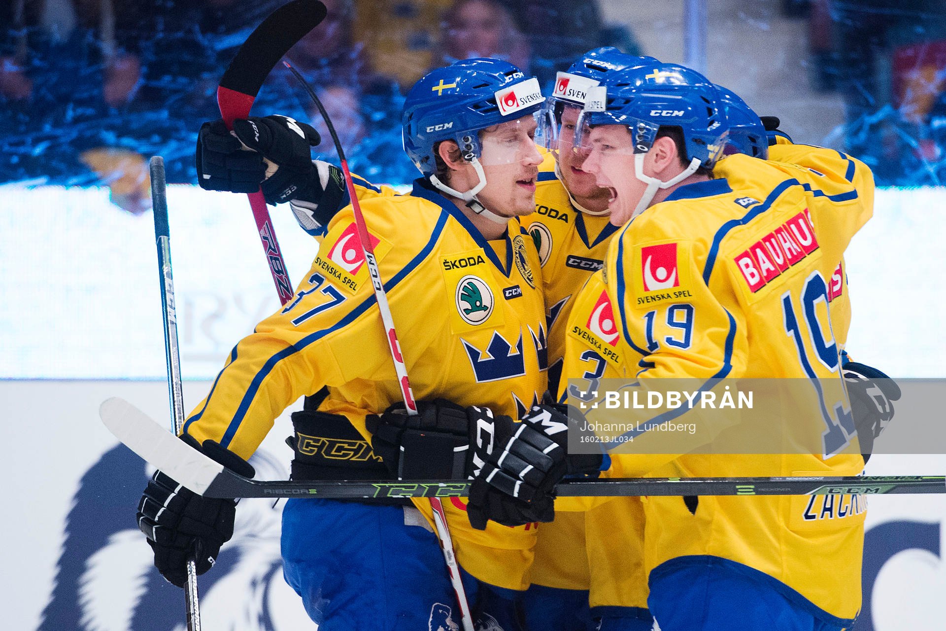 Sveriges John Norman och Patrik Zackrisson jublar