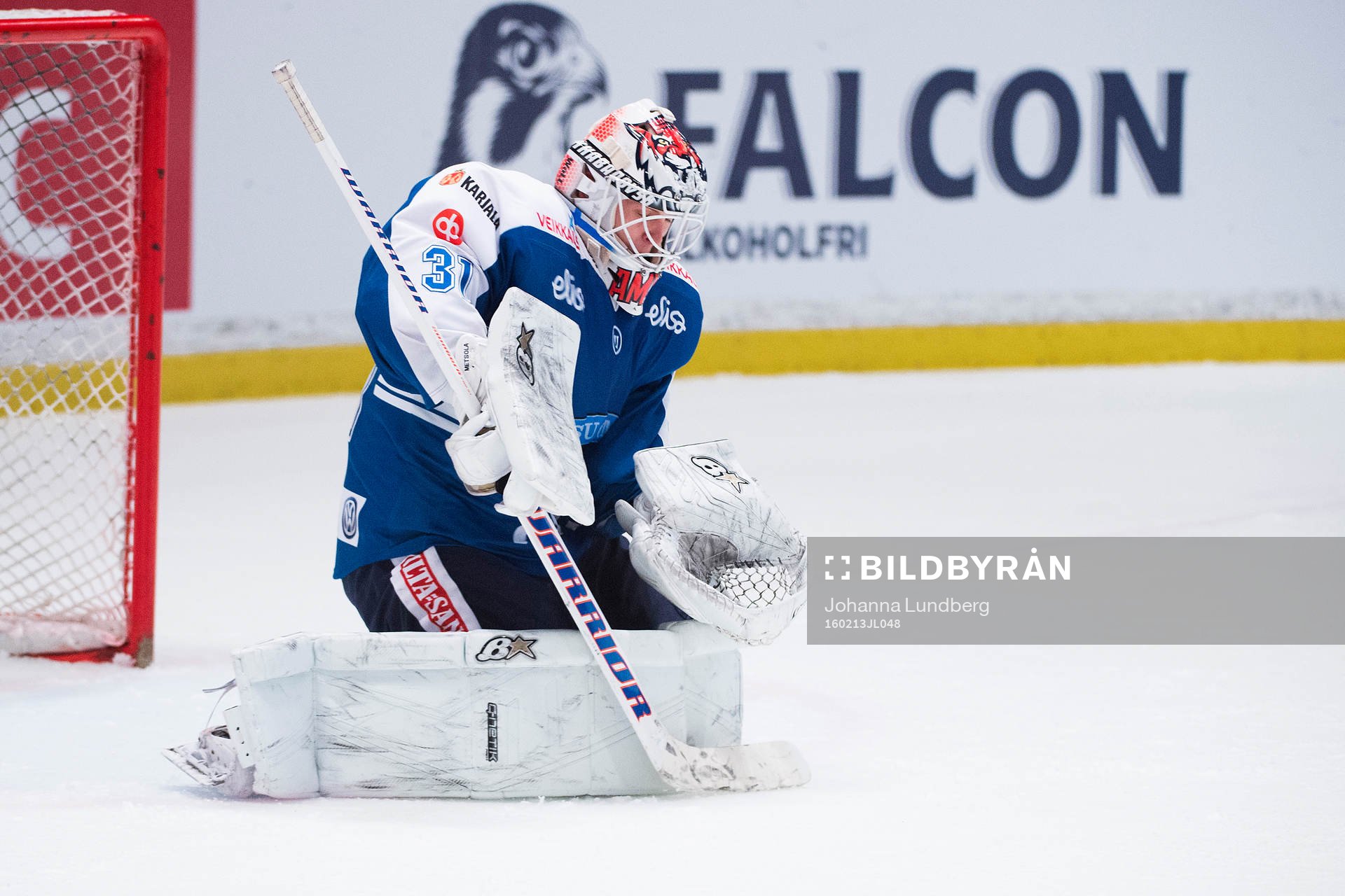 Finlands målvakt Juha Metsola