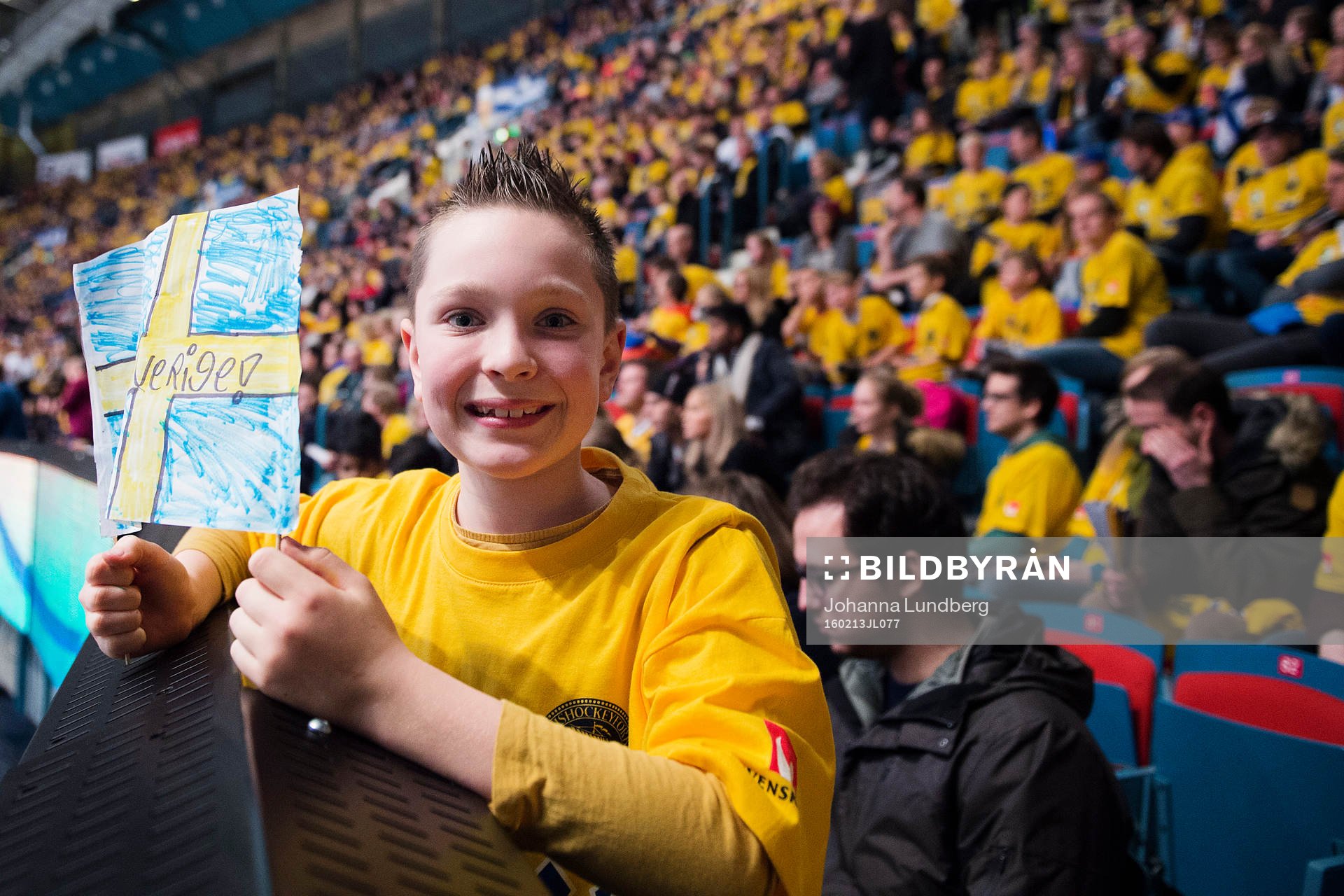 En ung supporter