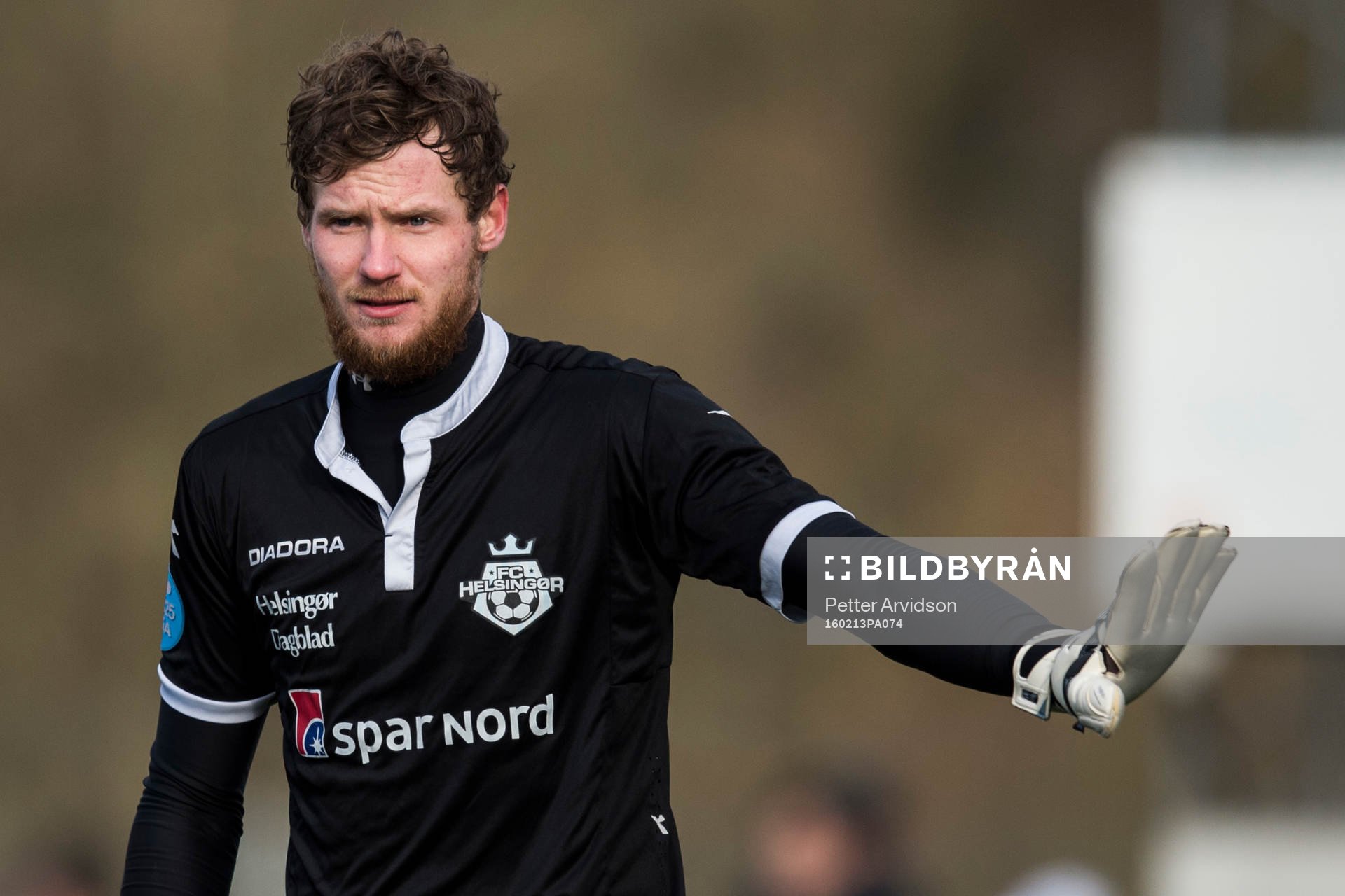 Helsingörs målvakt Mikkel Bruhn