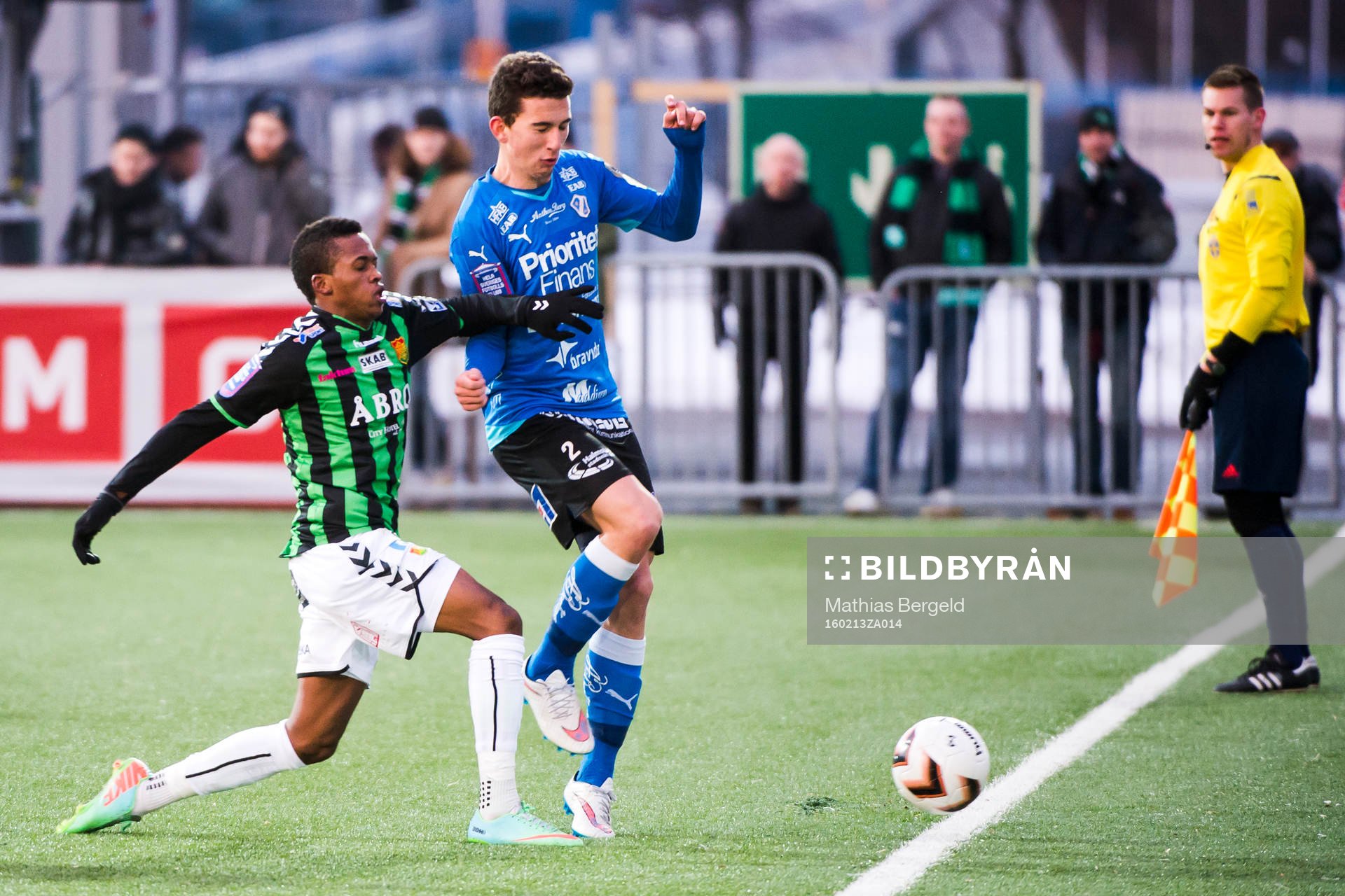 GAIS Luther Singh och Halmstads Adnan Kojic