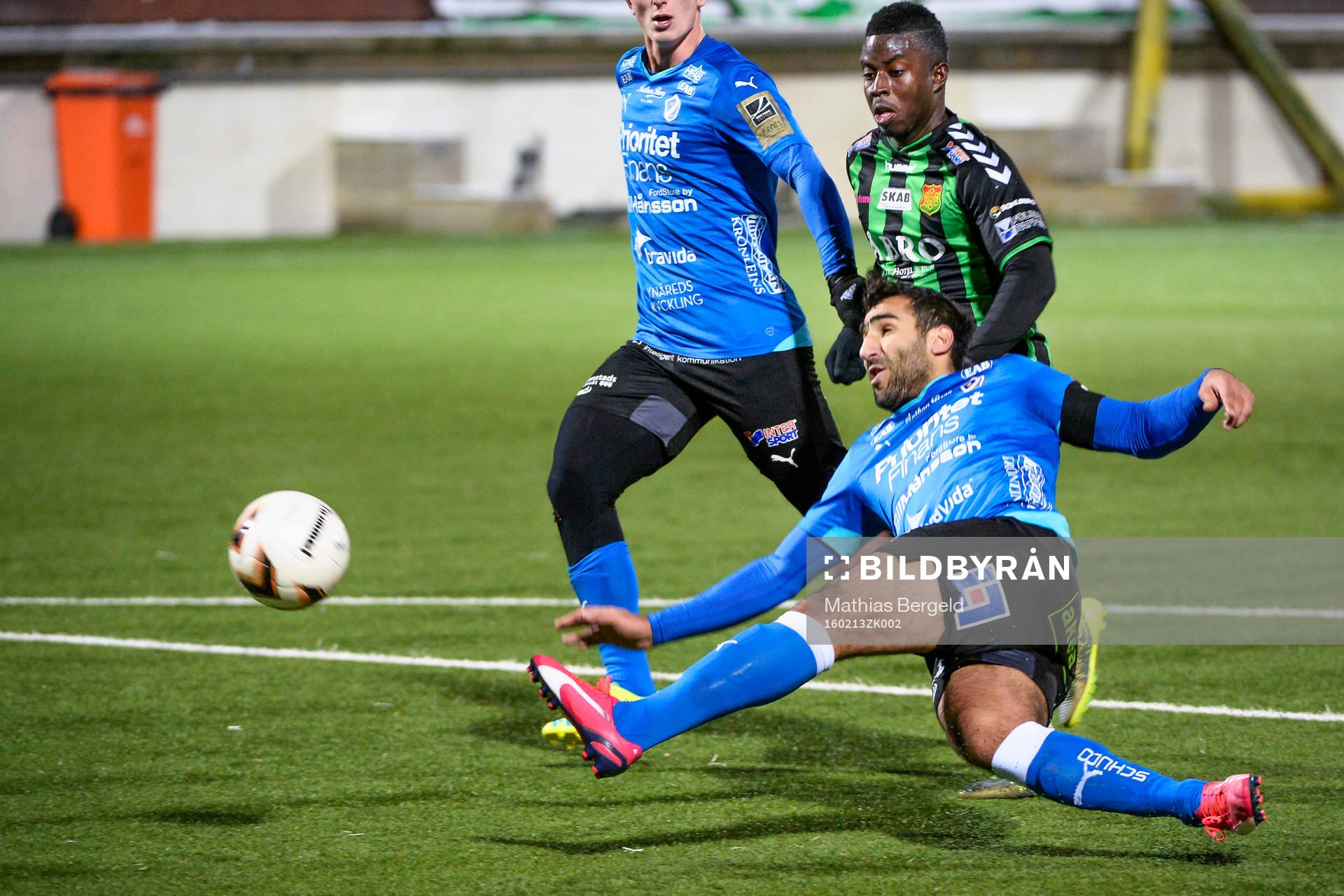 Halmstads Mohammed Ali Khan och GAIS Kieron Cadogan