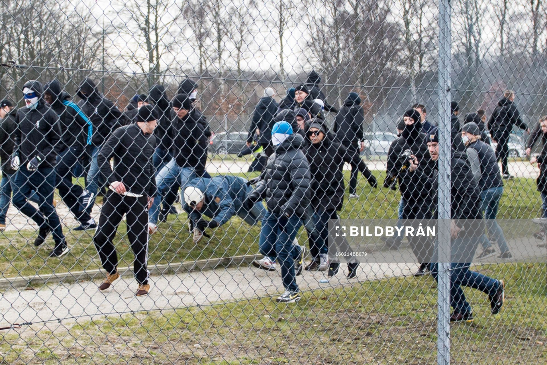 Slagsmål utbryter mellan Malmö FFs och Bröndbys