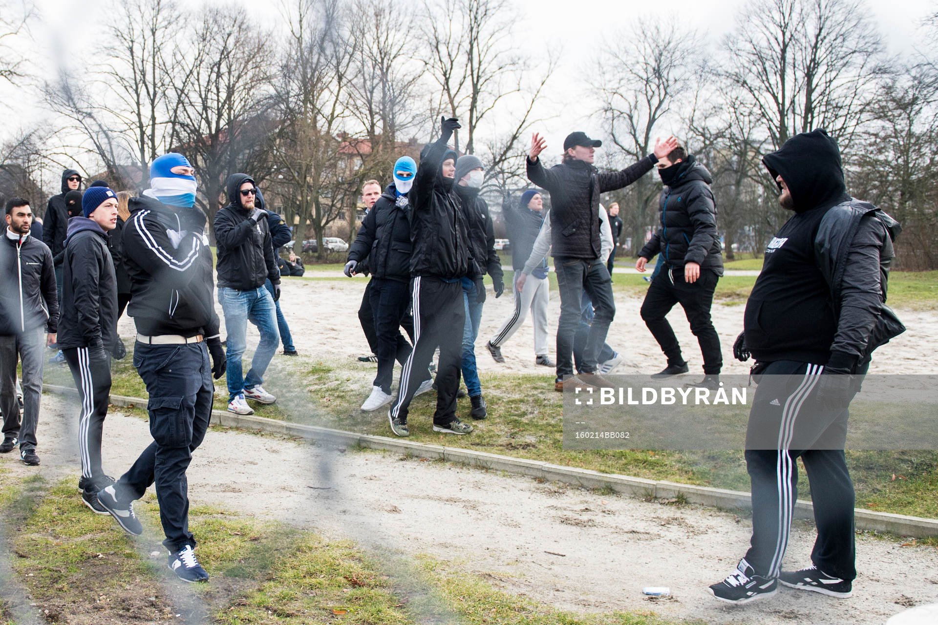 Slagsmål utbryter mellan Malmö FFs och Bröndbys